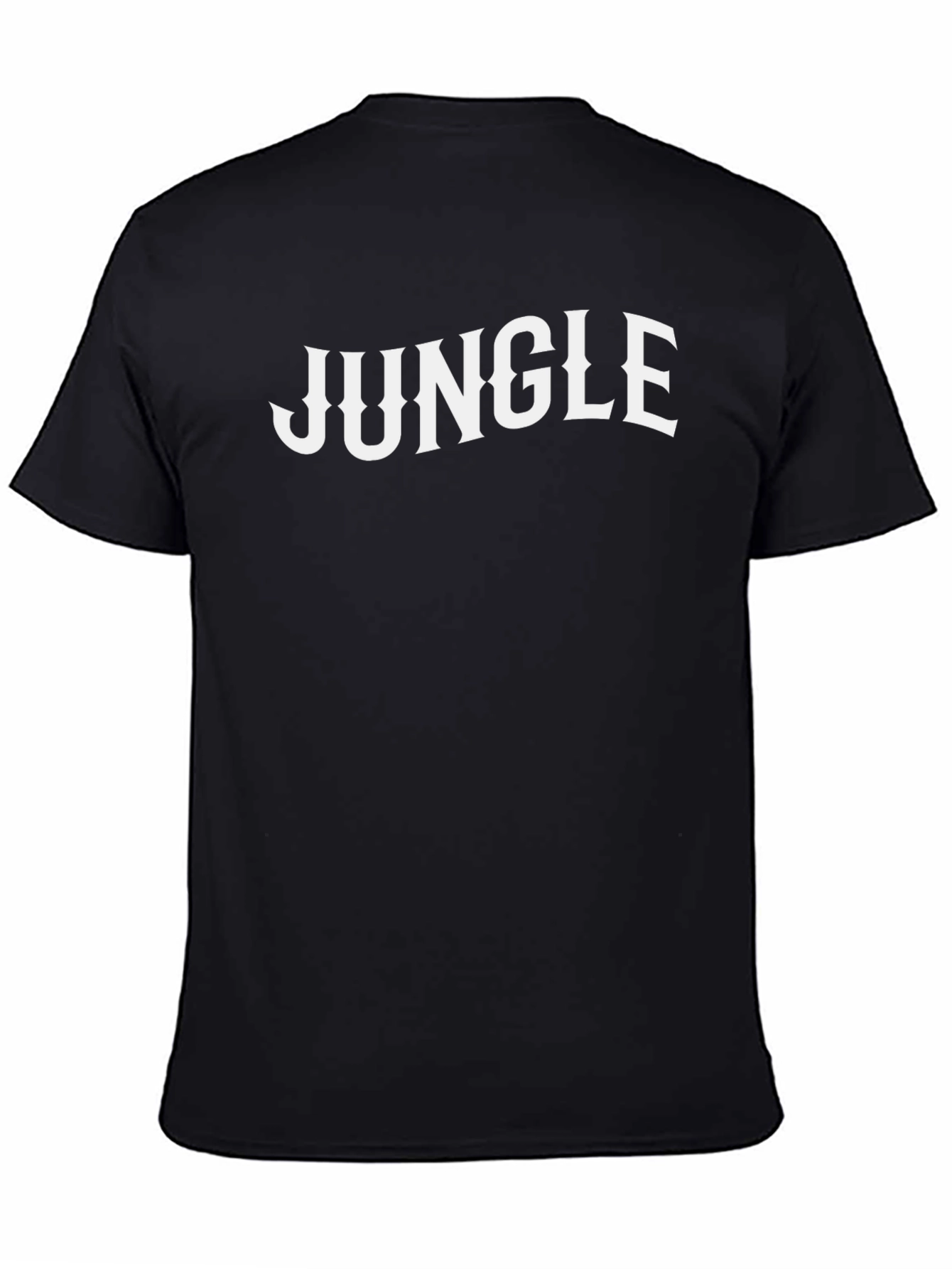 Jungle Graphic Tee - Classic Black Cotton T-Shirt