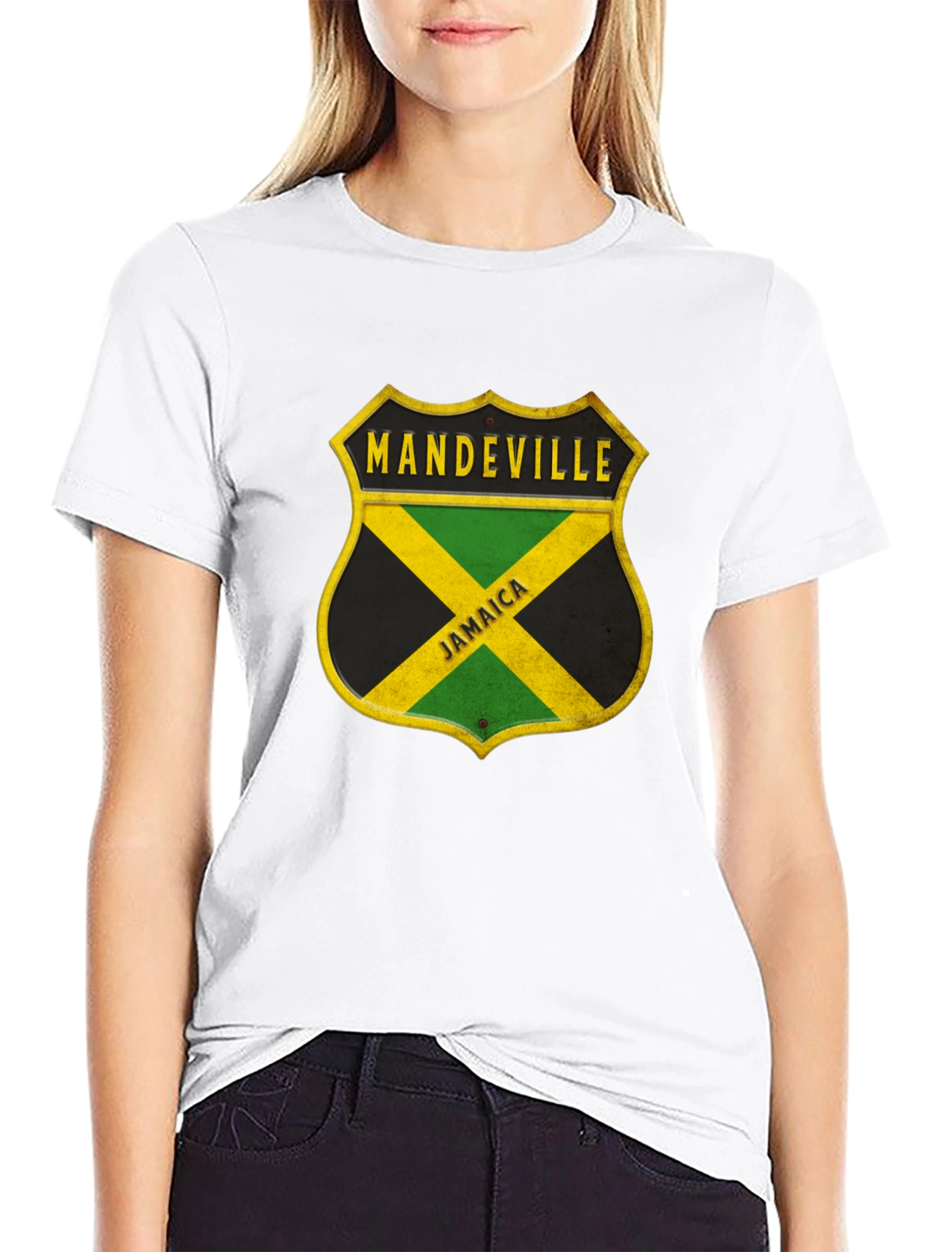 Mandeville Jamaica Shield Graphic T-Shirt