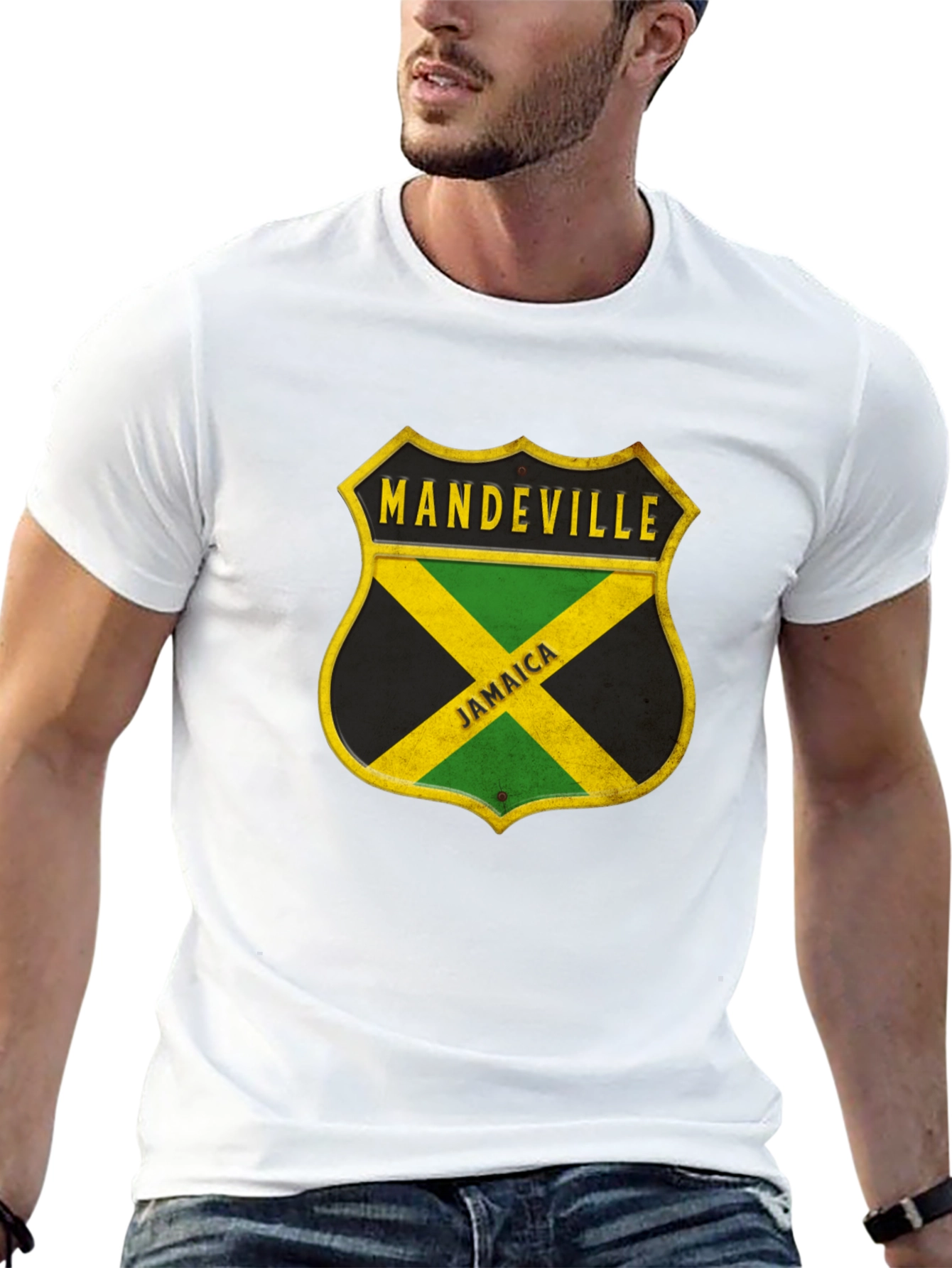 Mandeville Jamaica Shield Graphic T-Shirt