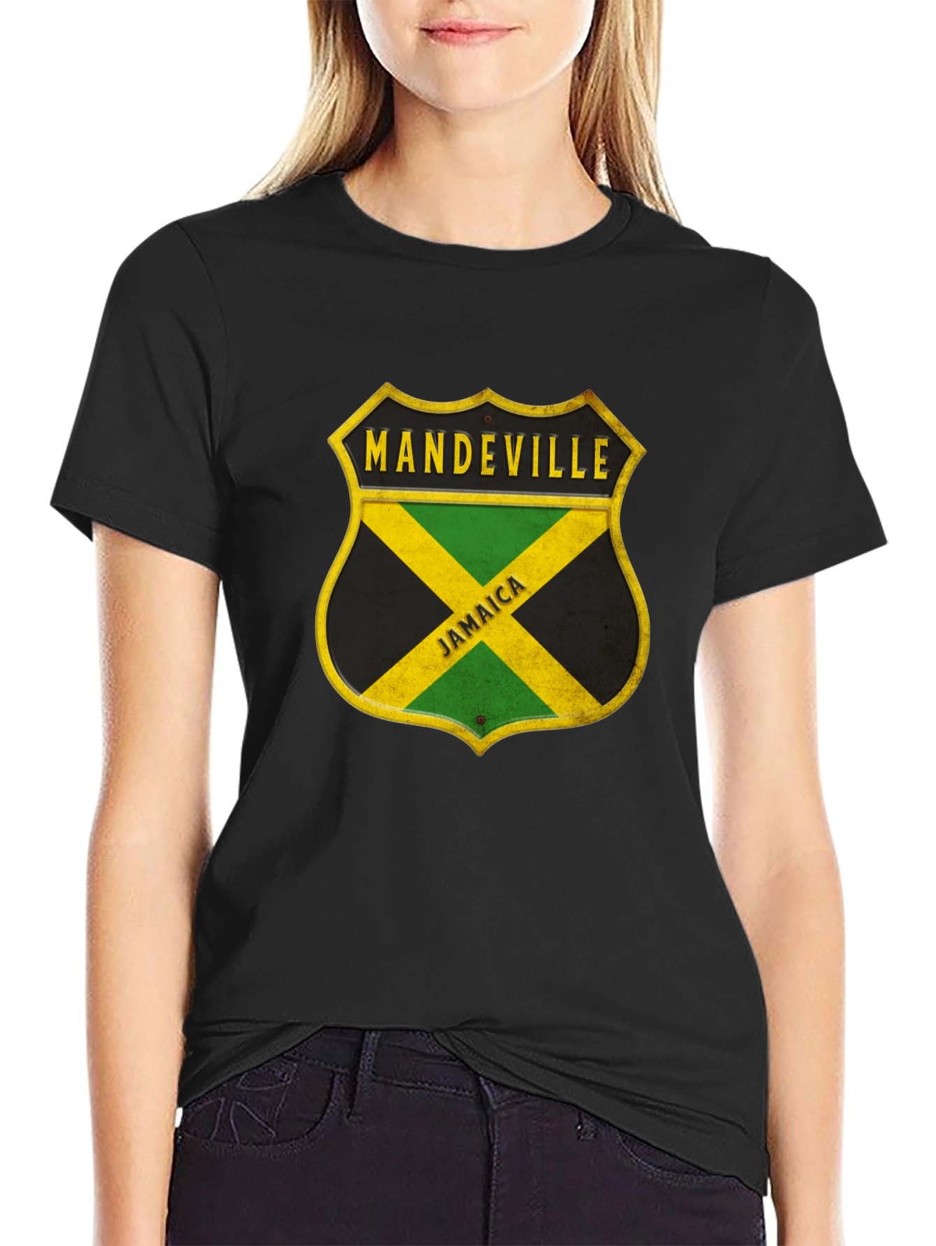 Mandeville Jamaica Shield Graphic T-Shirt