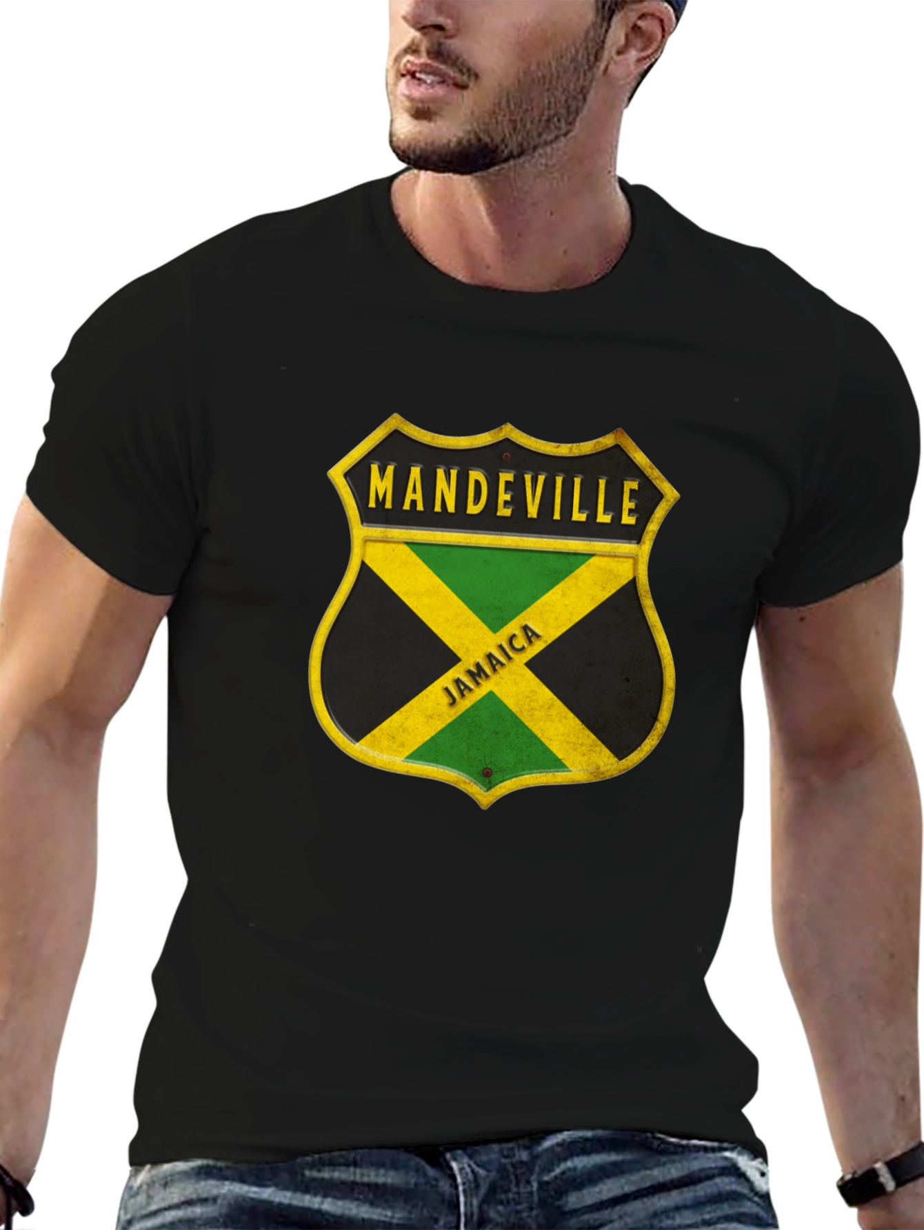 Mandeville Jamaica Shield Graphic T-Shirt