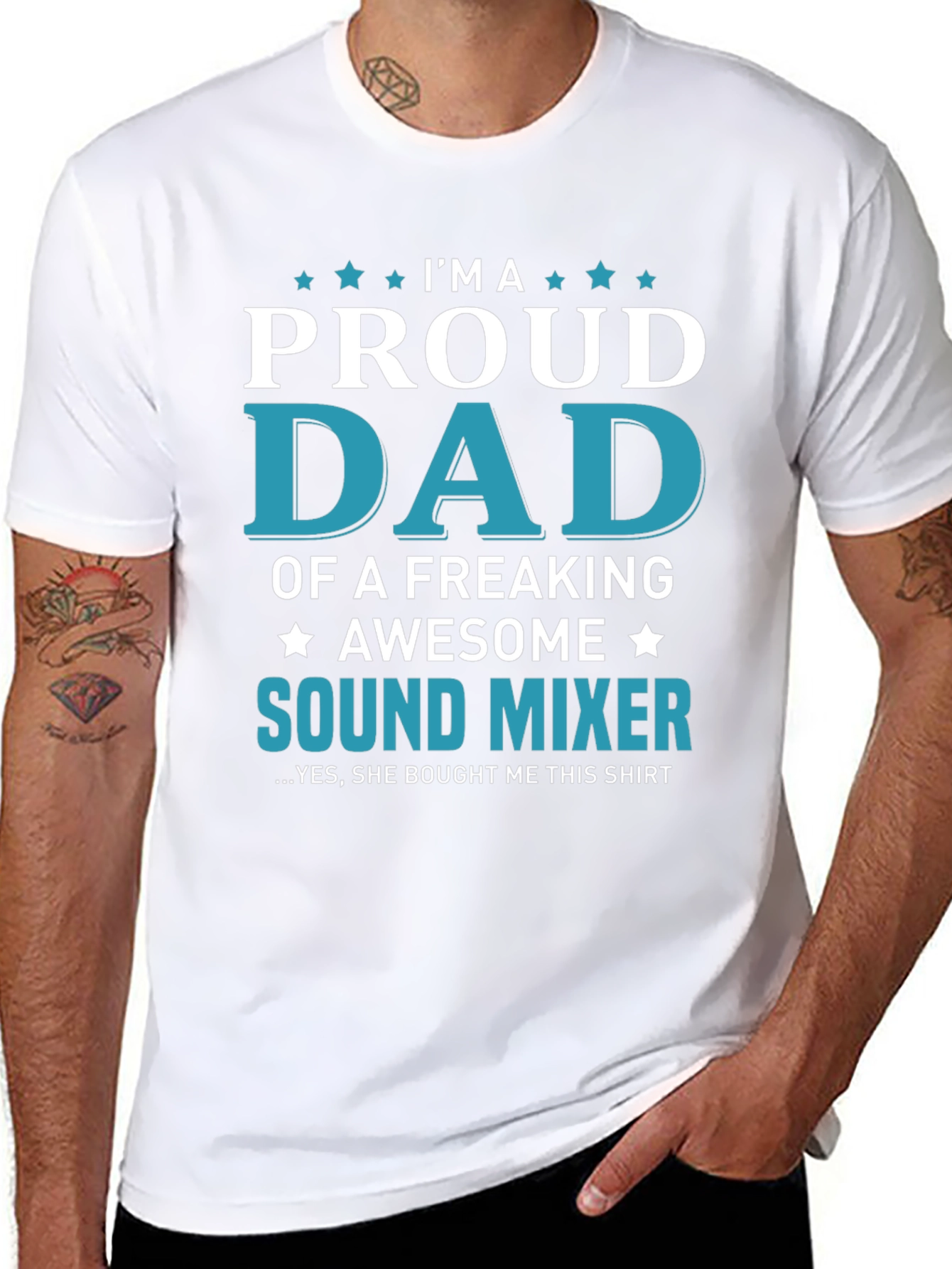 Proud Dad of a Sound Mixer T-Shirt
