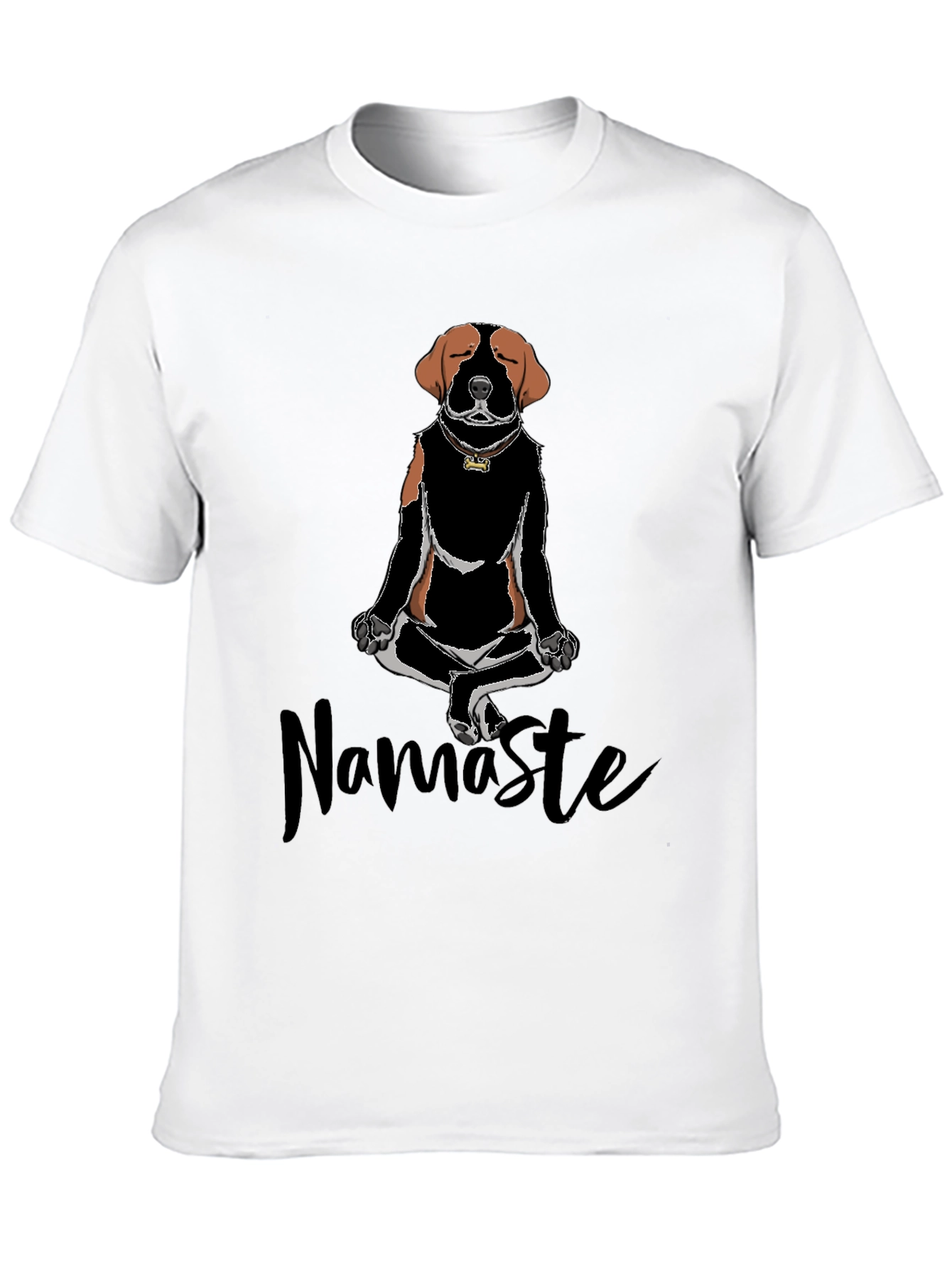 Namaste Dog Meditation T-Shirt