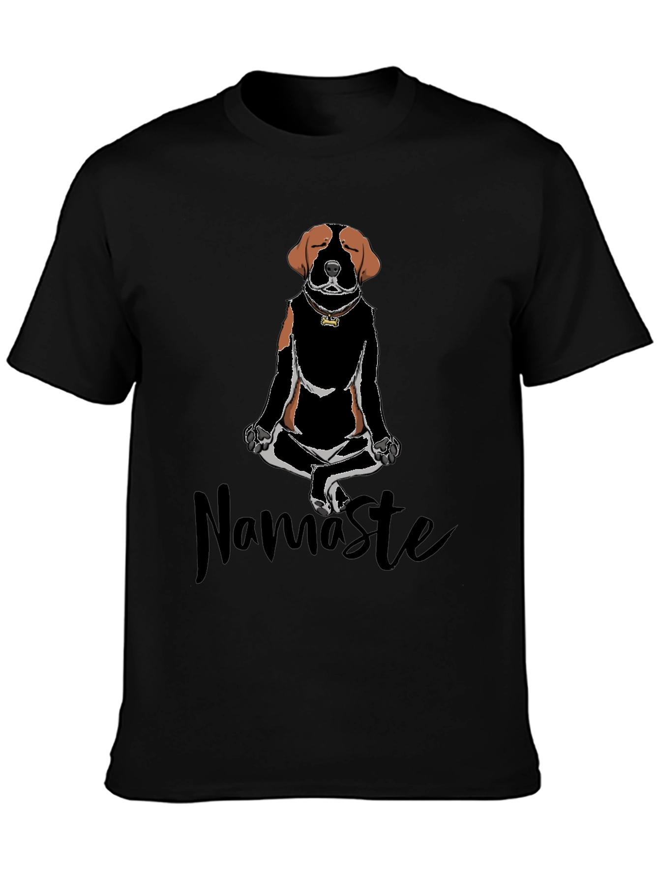 Namaste Dog Meditation T-Shirt