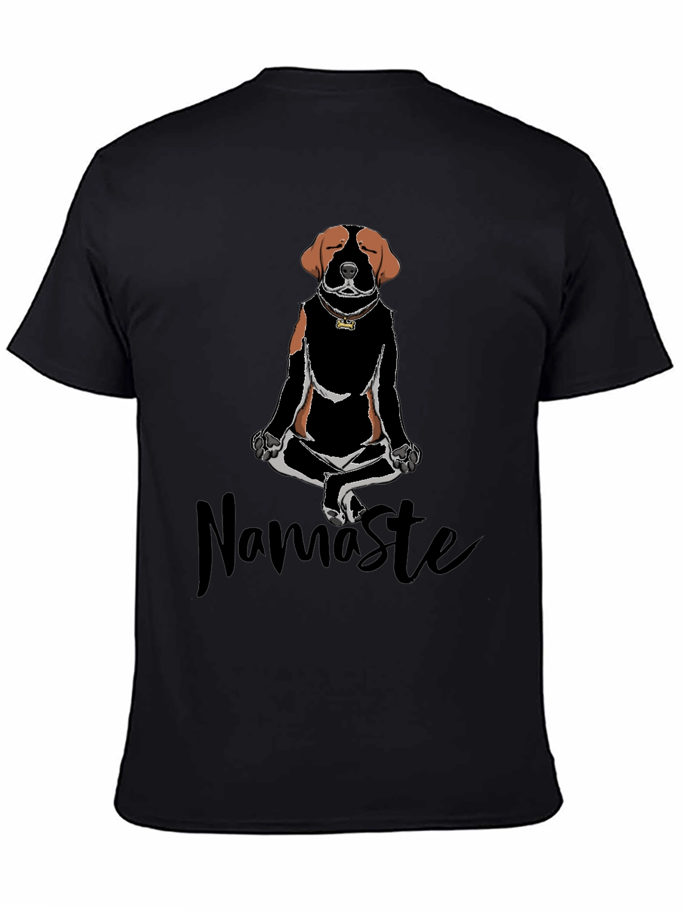 Namaste Dog Meditation T-Shirt