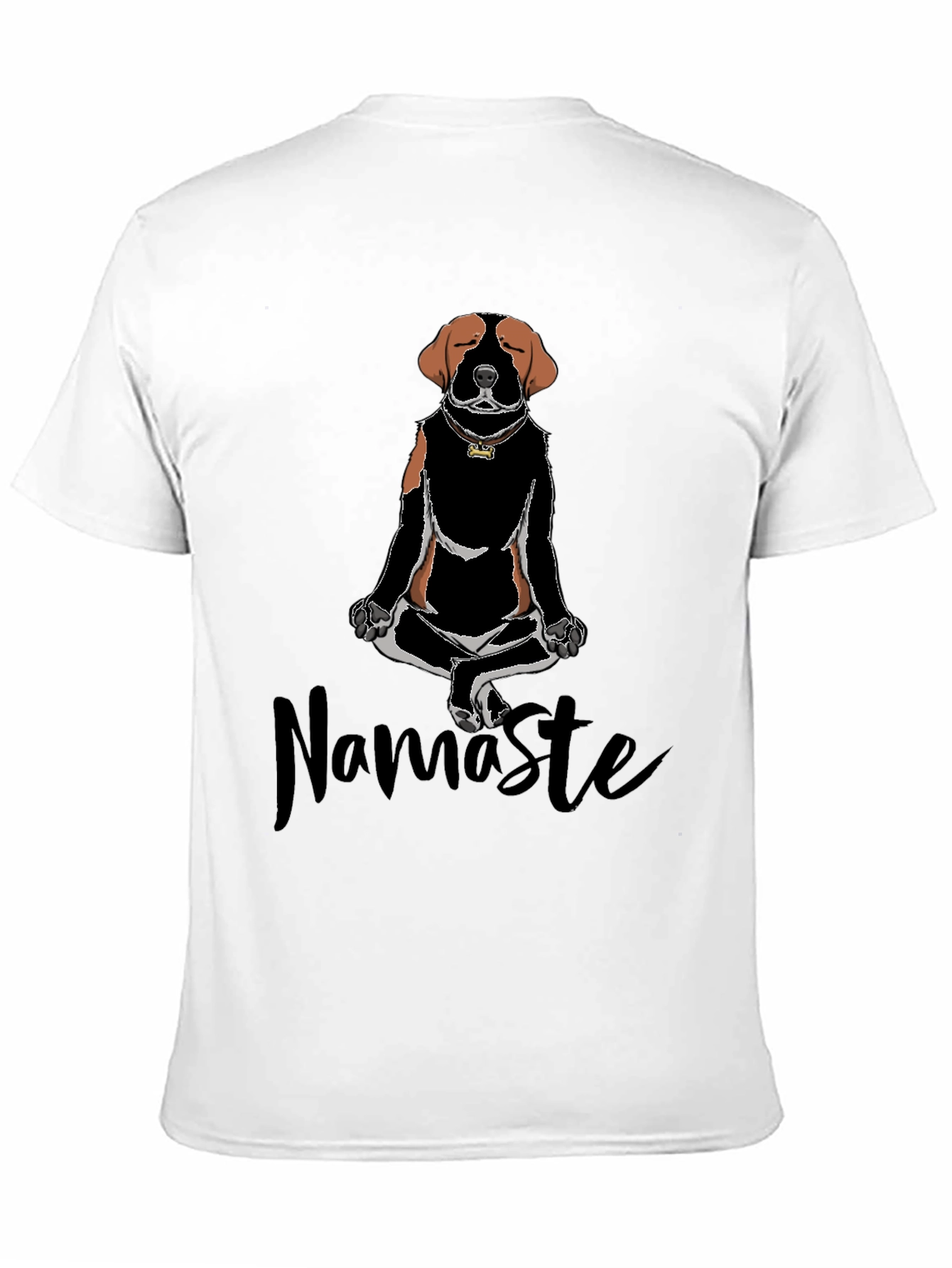 Namaste Dog Meditation T-Shirt