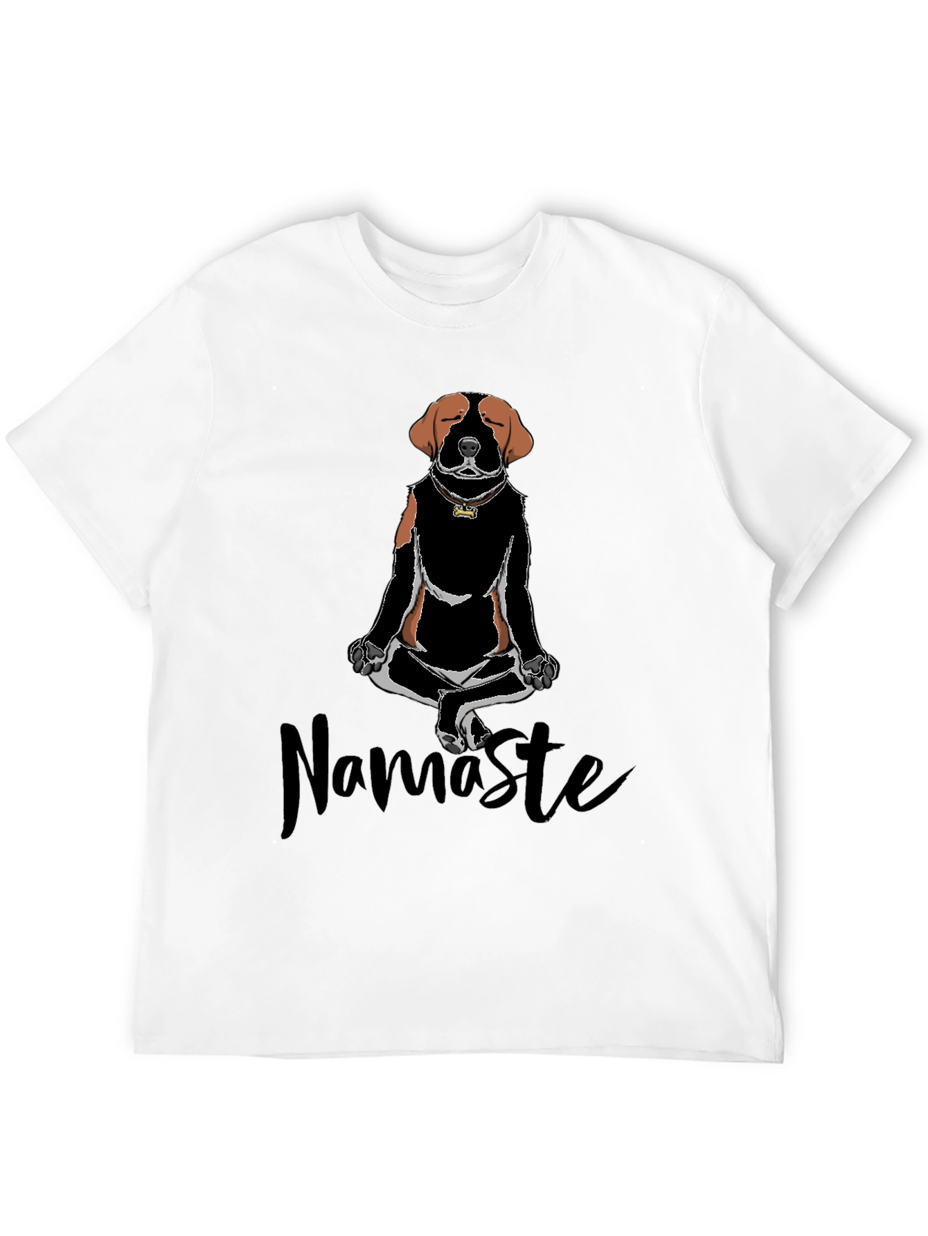 Namaste Dog Meditation T-Shirt