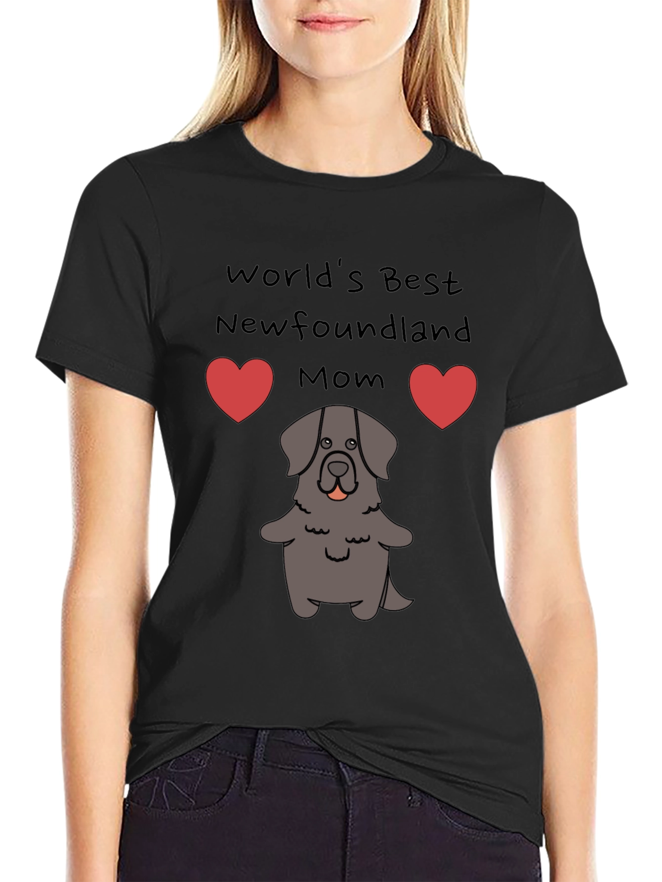 Worlds Best Newfoundland Mom T-Shirt