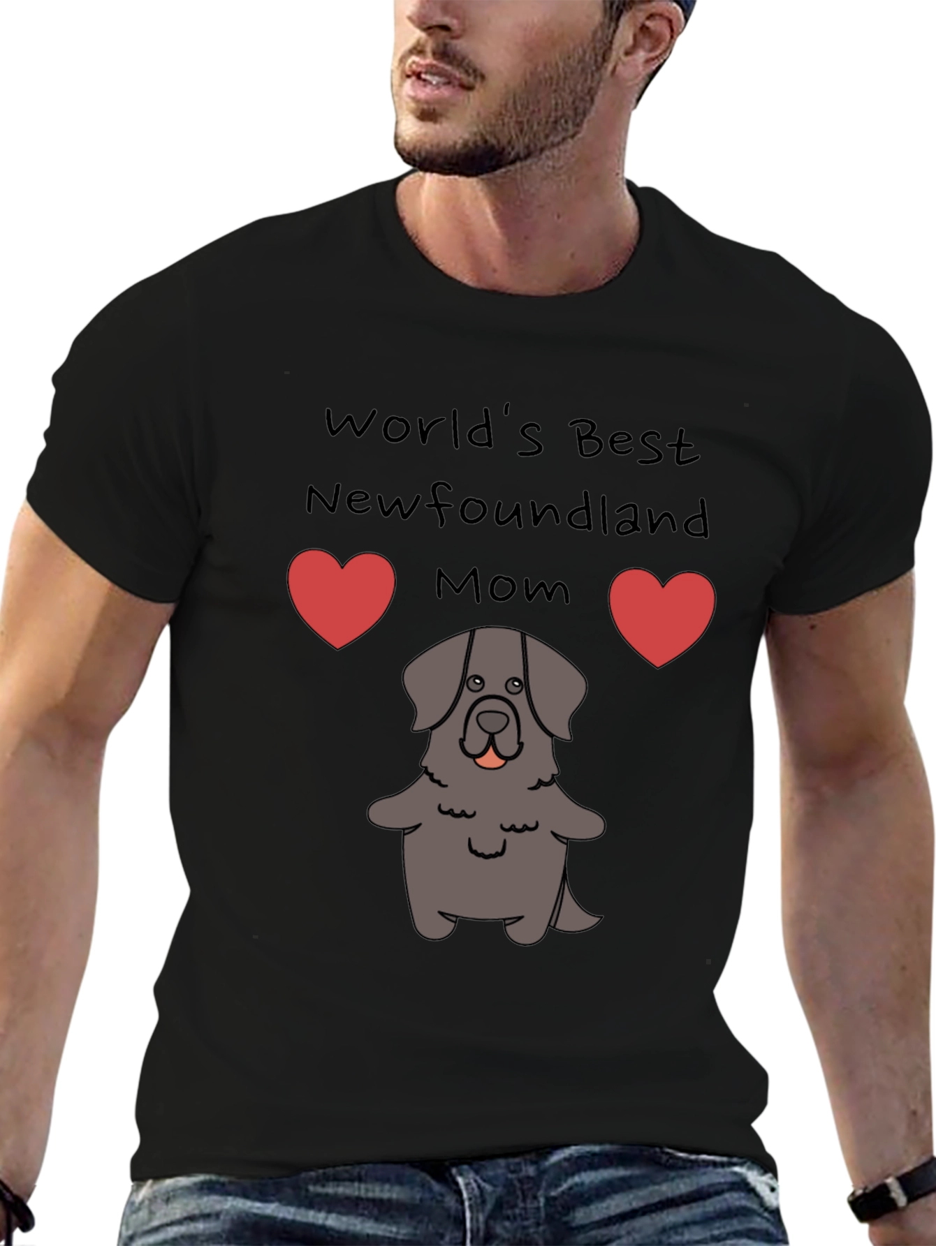 Worlds Best Newfoundland Mom T-Shirt