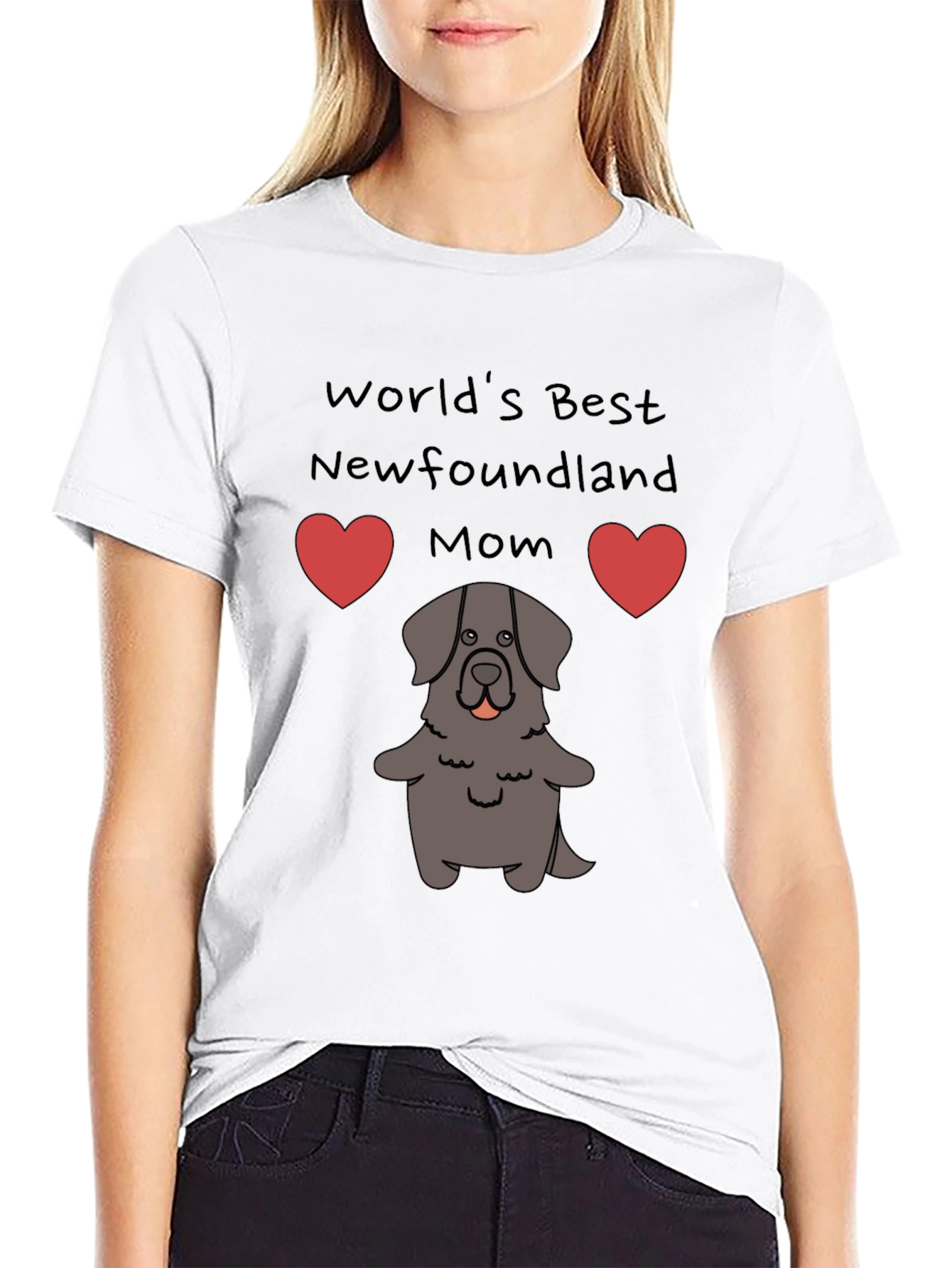 Worlds Best Newfoundland Mom T-Shirt