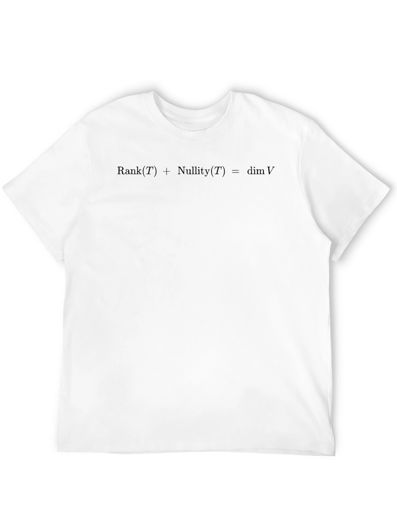 Math Formula Black T-Shirt