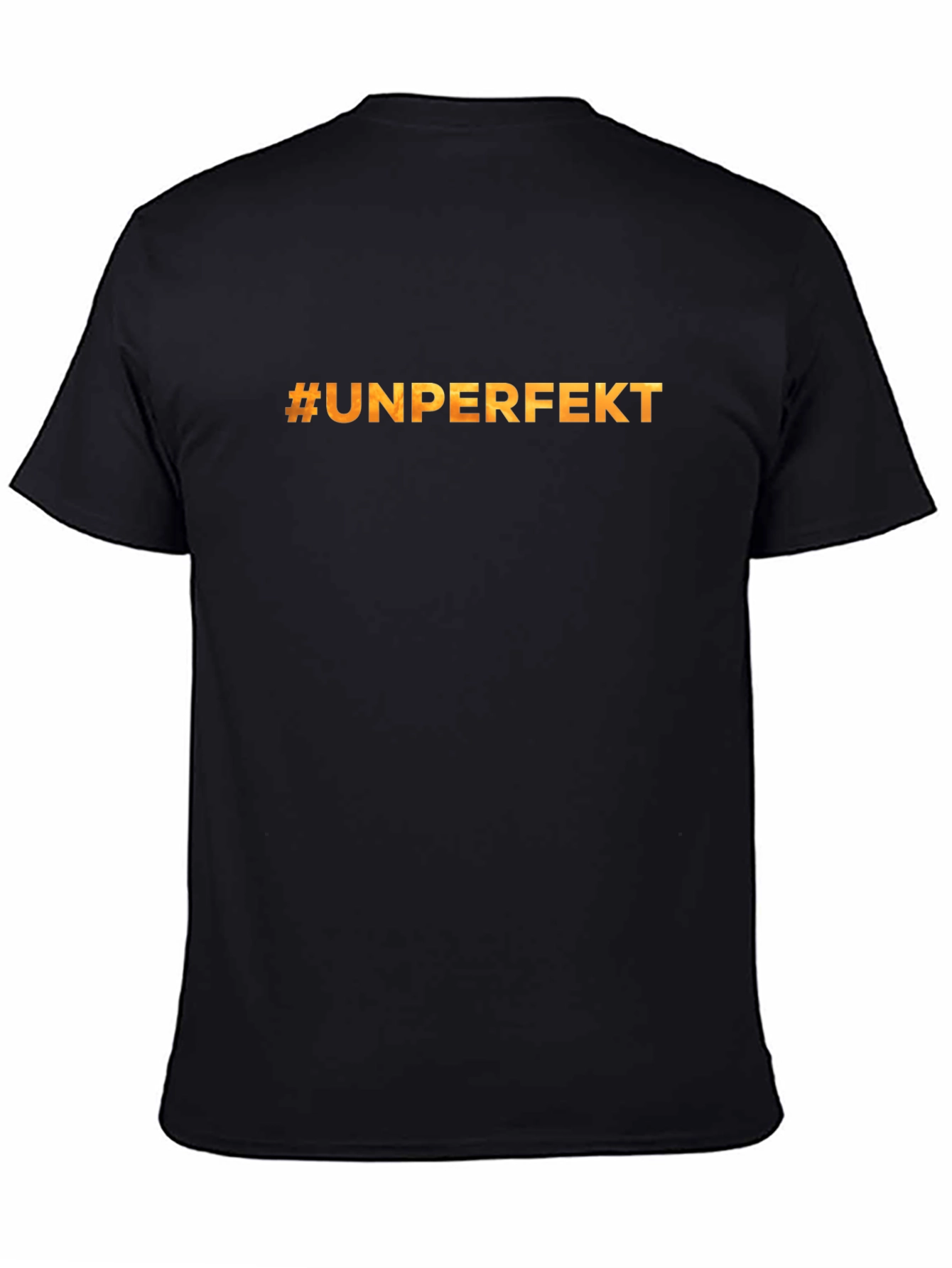 #UNPERFEKT Black Cotton Graphic T-Shirt