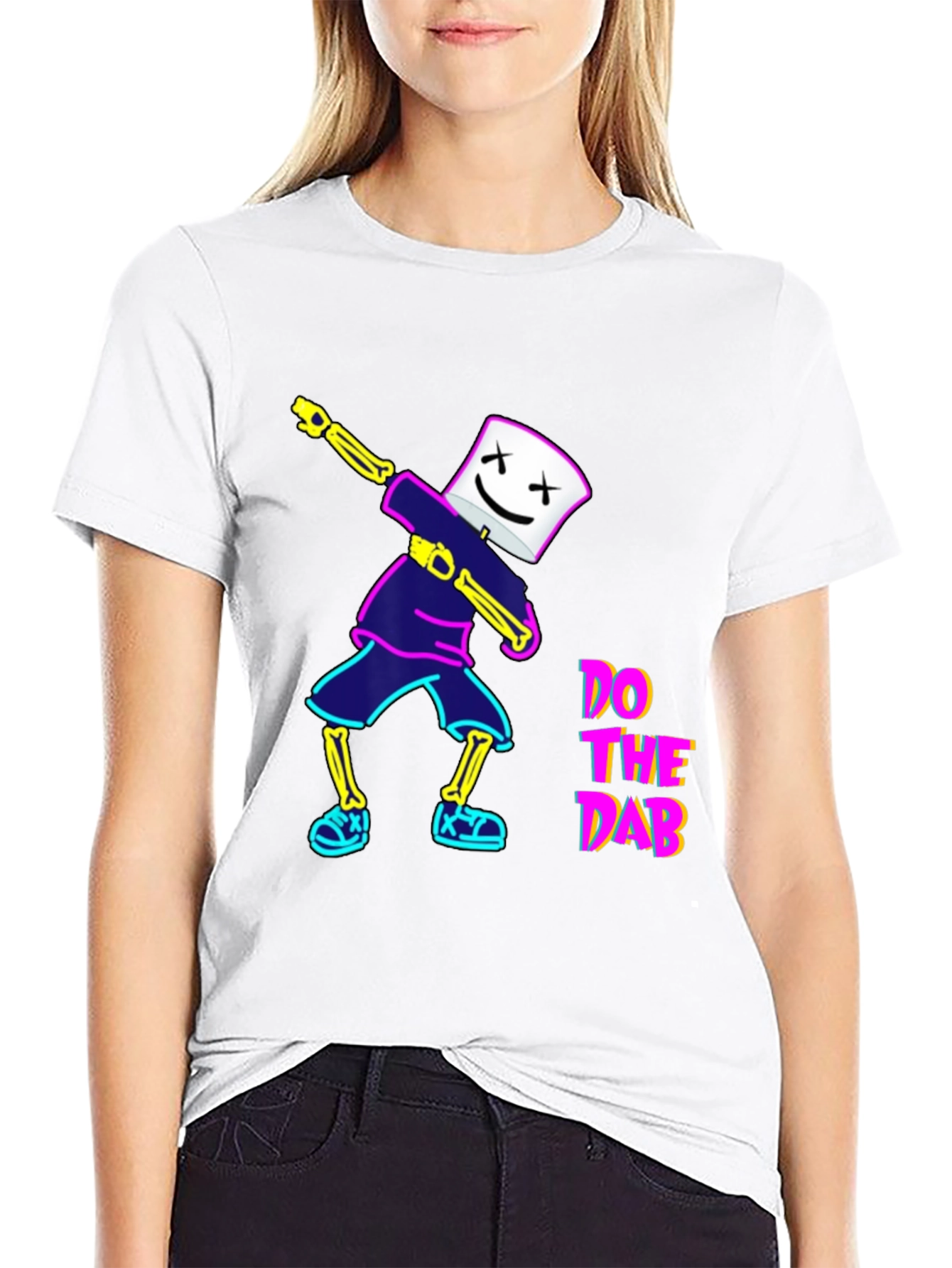 Do The Dab Graphic T-Shirt - Black Crew Neck