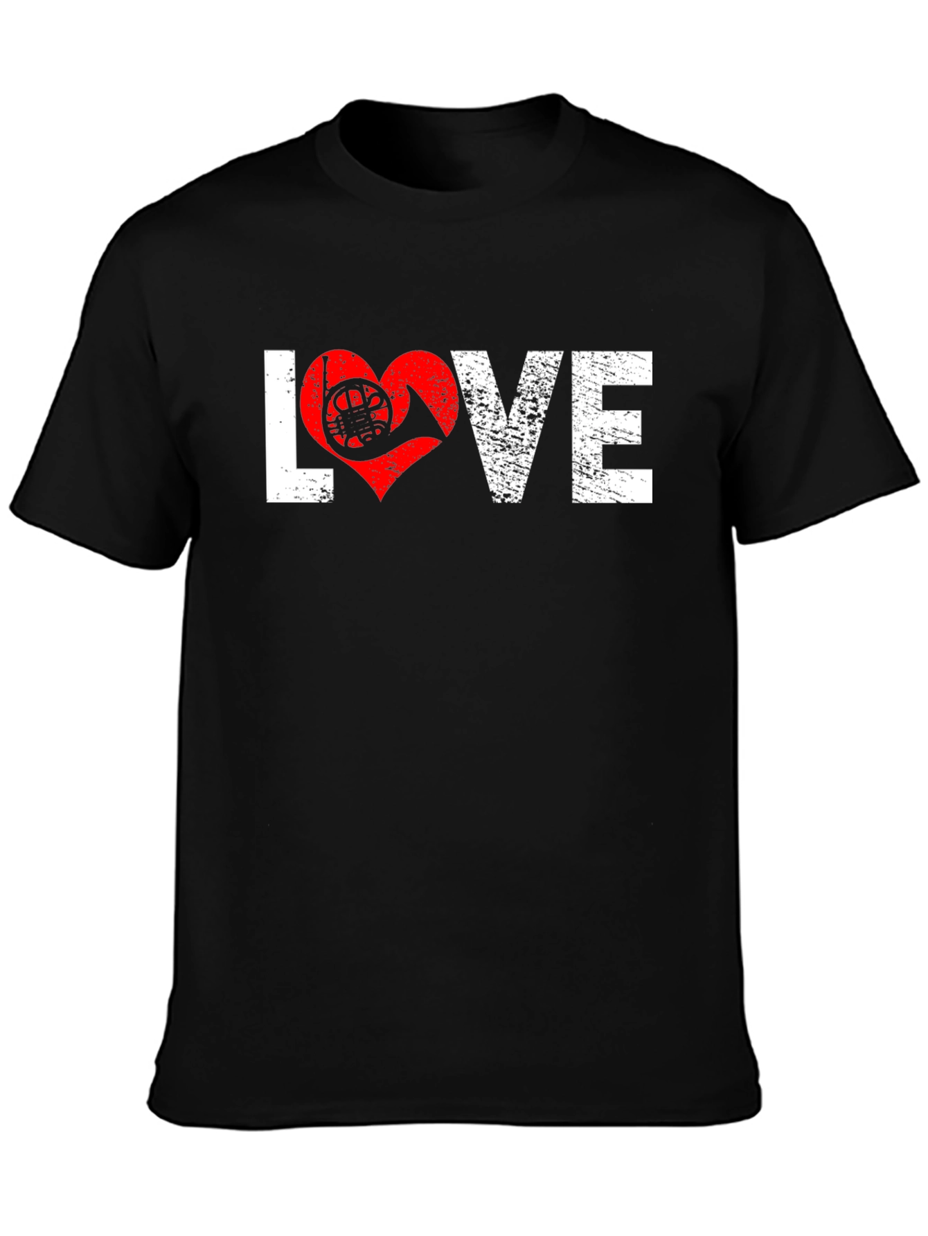 Love French Horn T-Shirt - Music Lover Tee