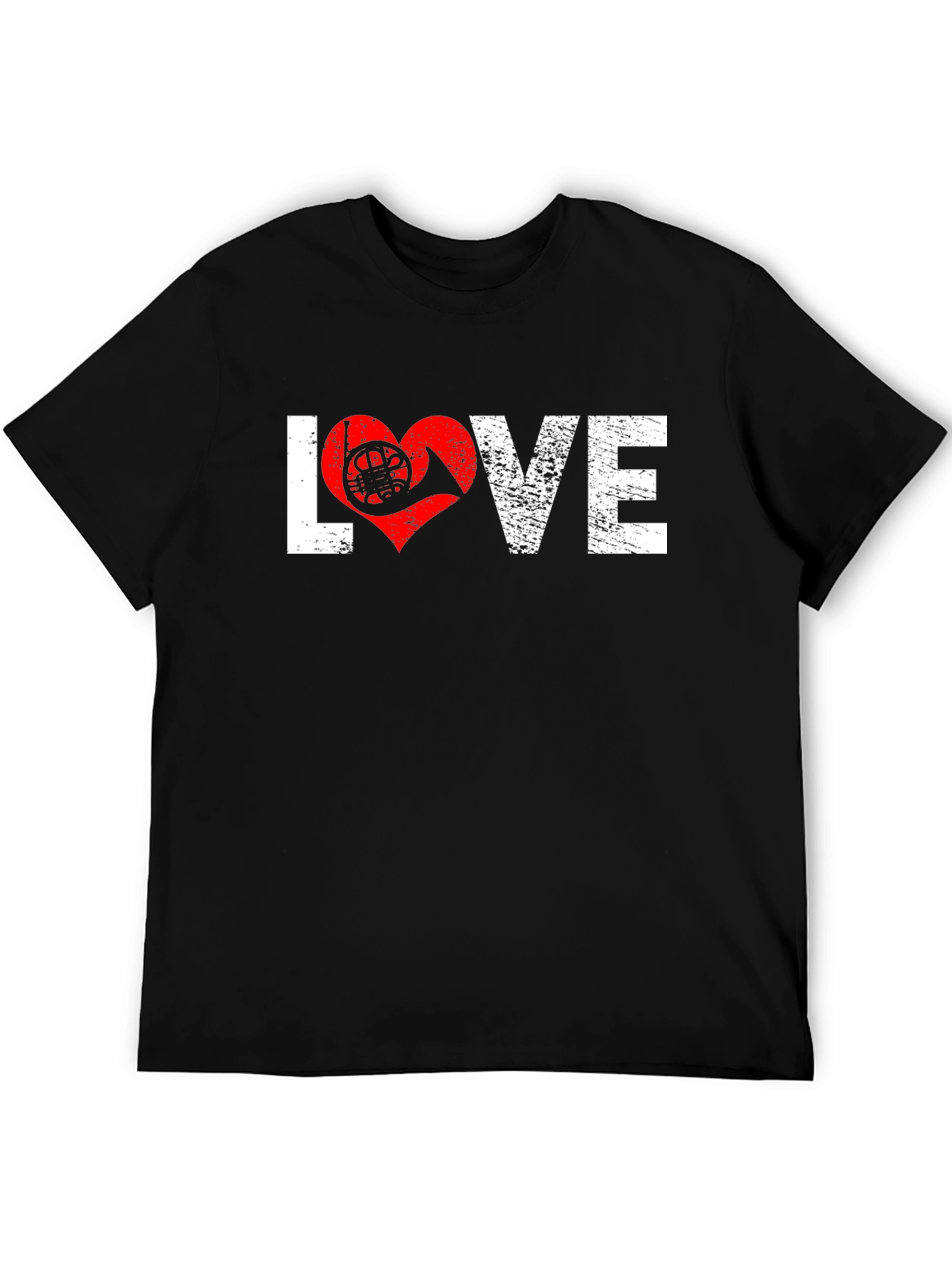 Love French Horn T-Shirt - Music Lover Tee