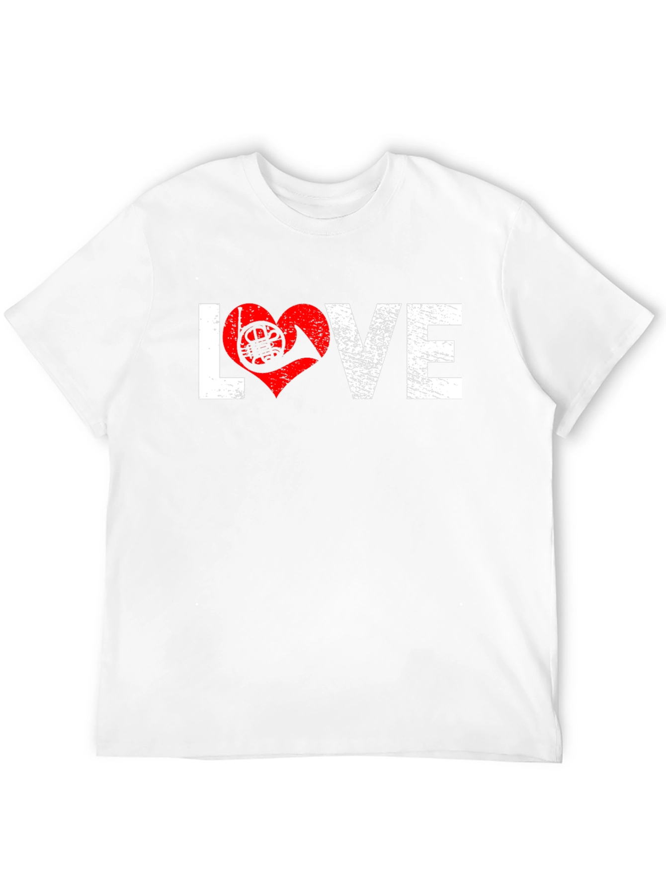 Love French Horn T-Shirt - Music Lover Tee