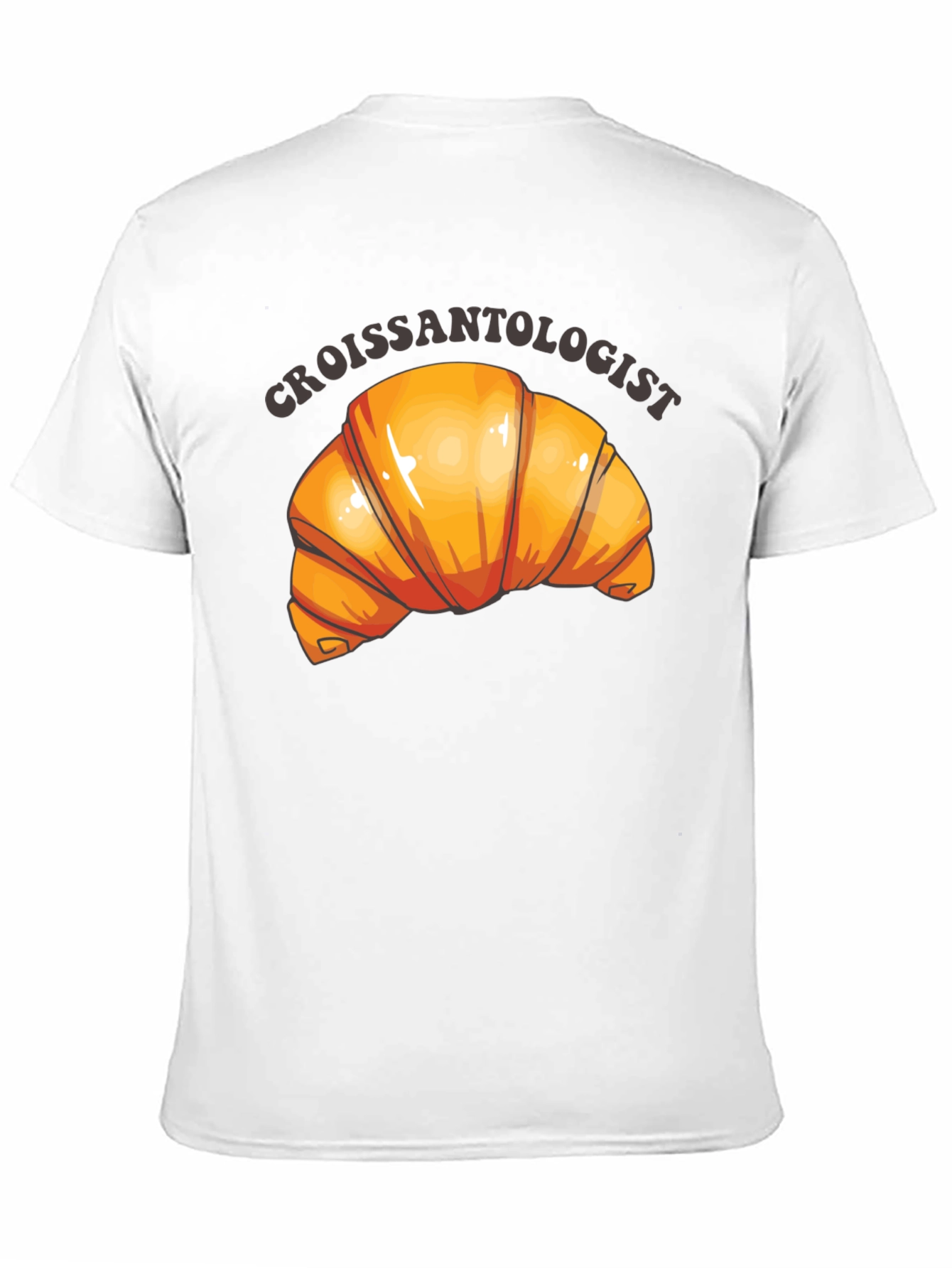 Croissantologist Black Graphic Tee