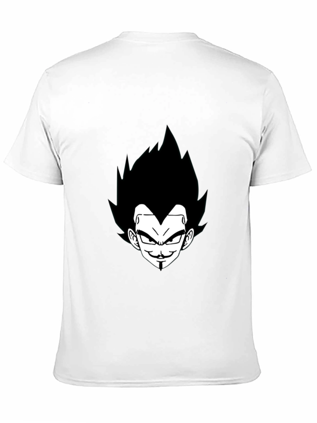 Vegeta Graphic Tee - Black Anime Shirt