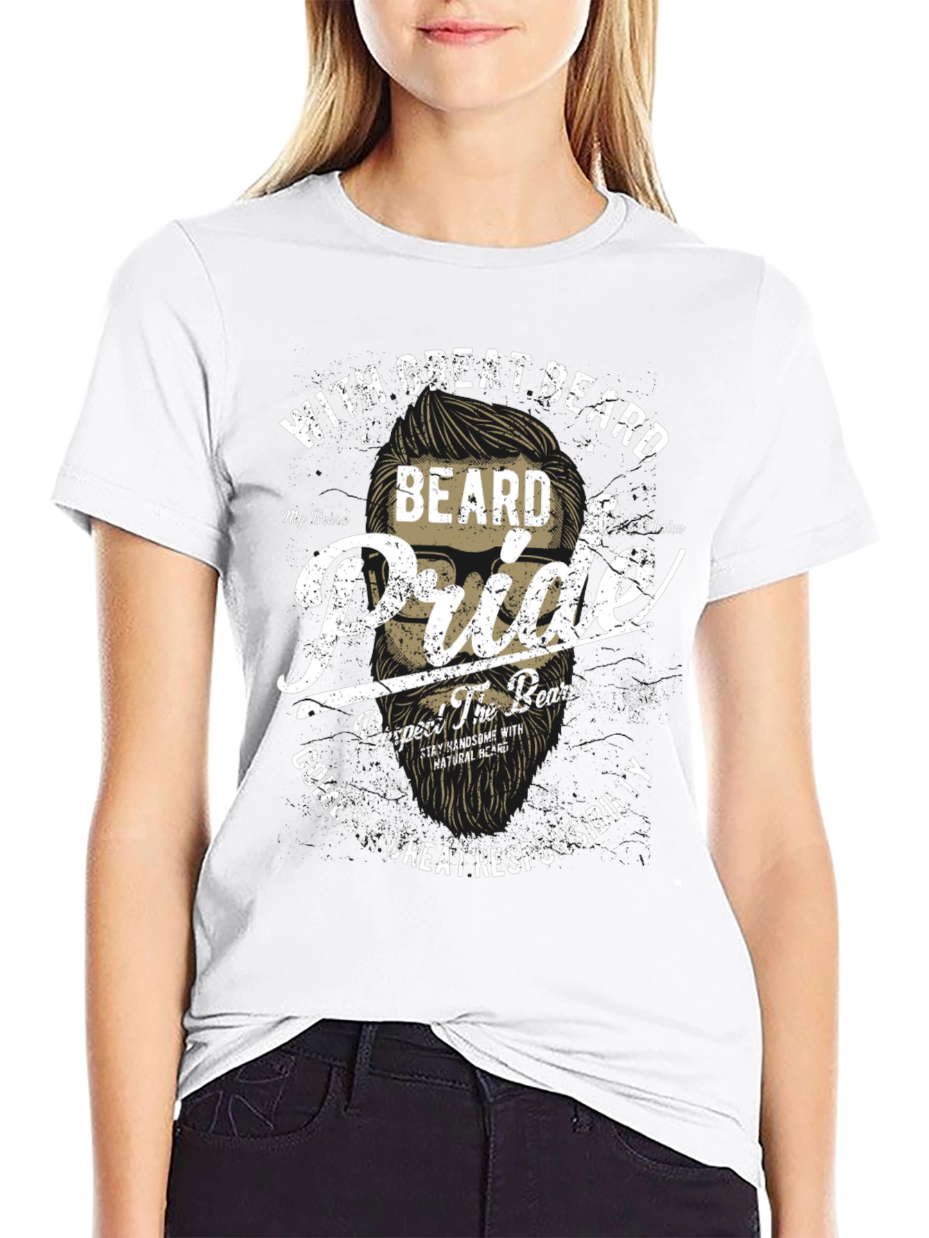 Beard Pride Graphic Tee - Great Beard Responsibility