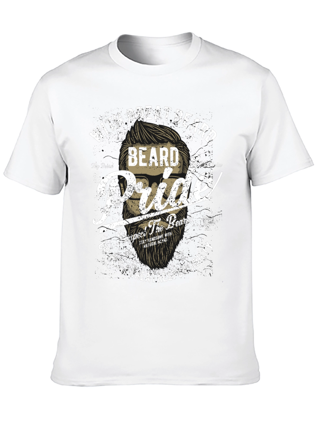 Beard Pride Graphic Tee - Great Beard Responsibility