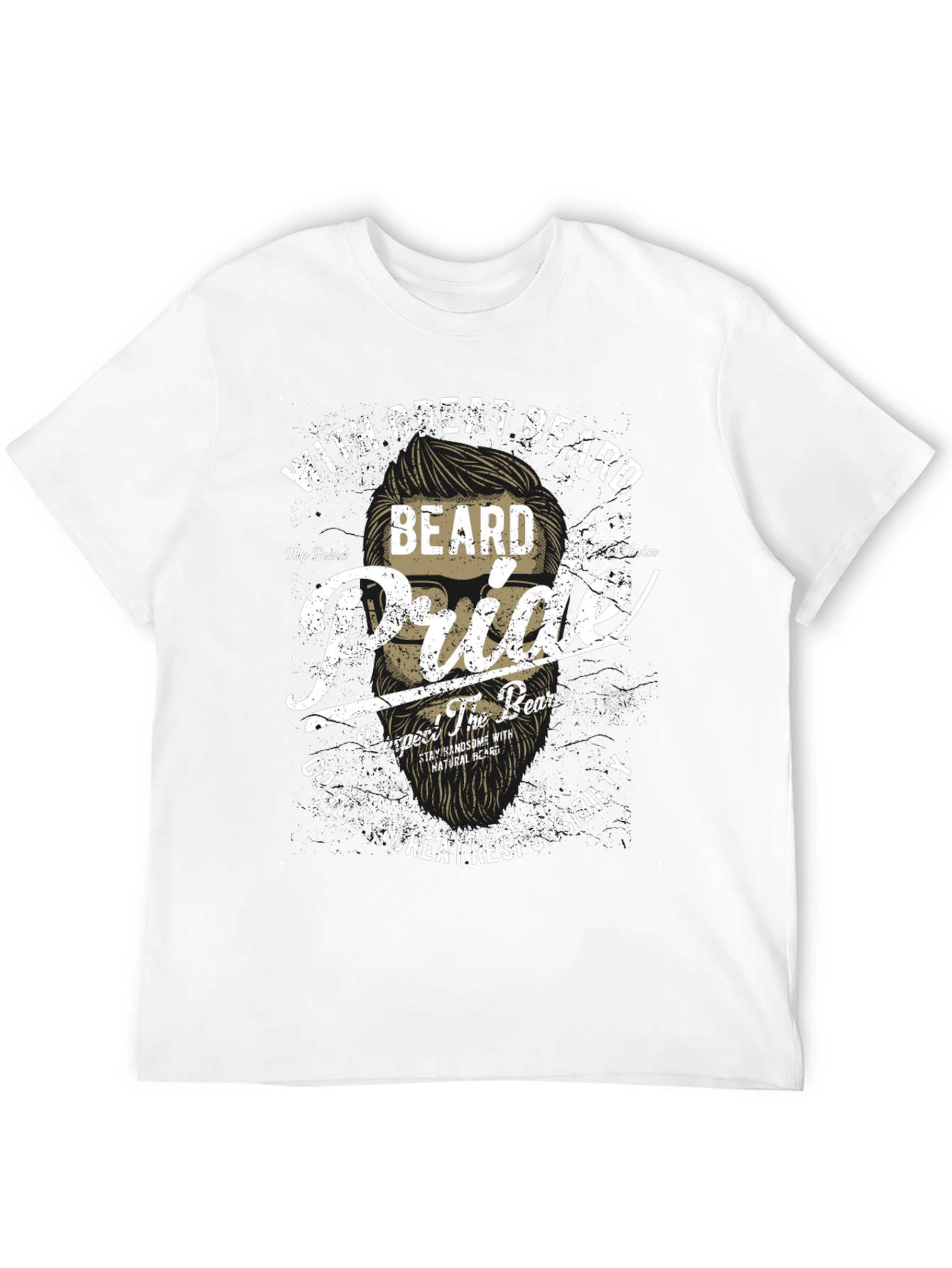 Beard Pride Graphic Tee - Great Beard Responsibility