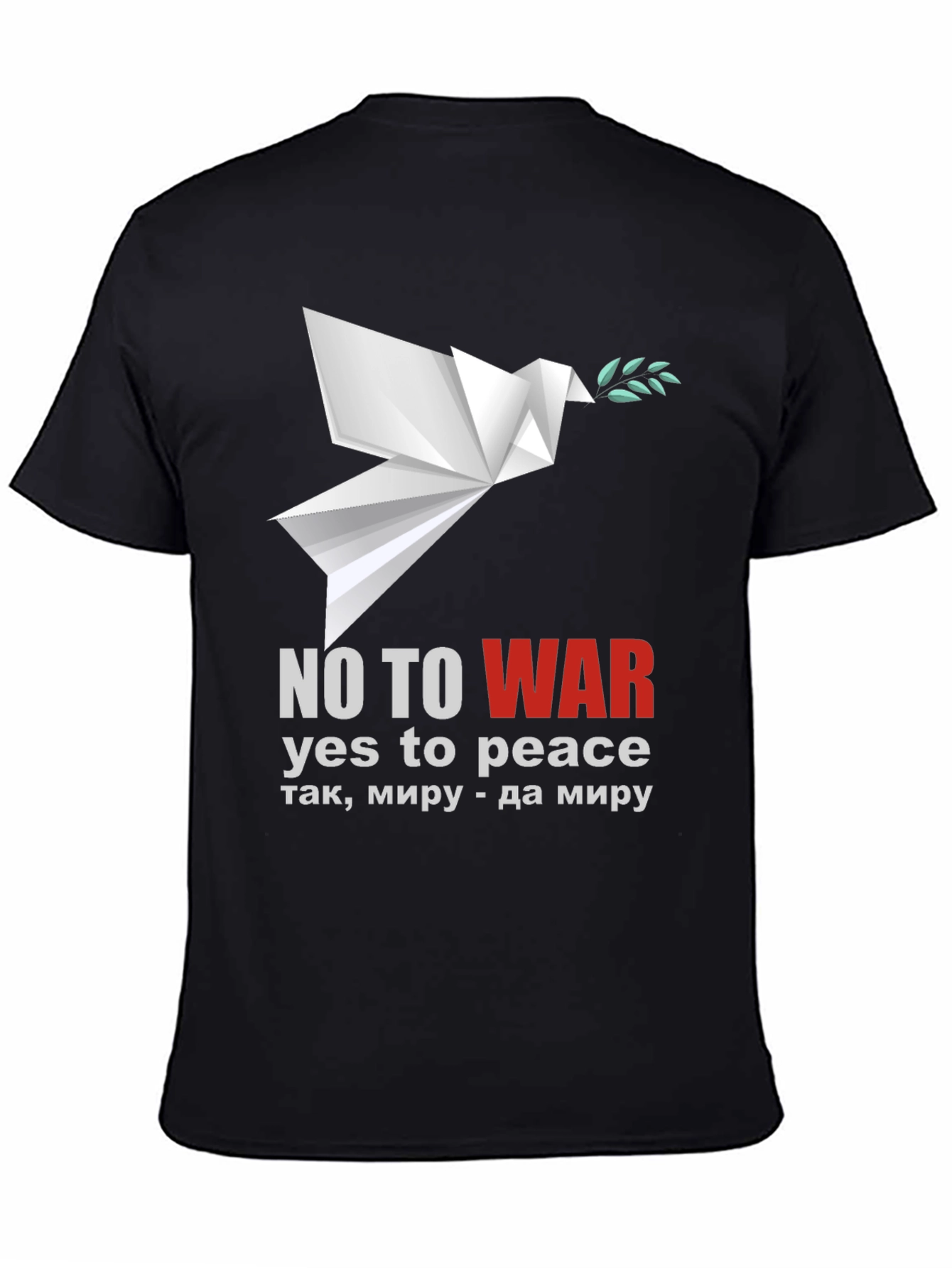 Peace Dove T-Shirt - No to War