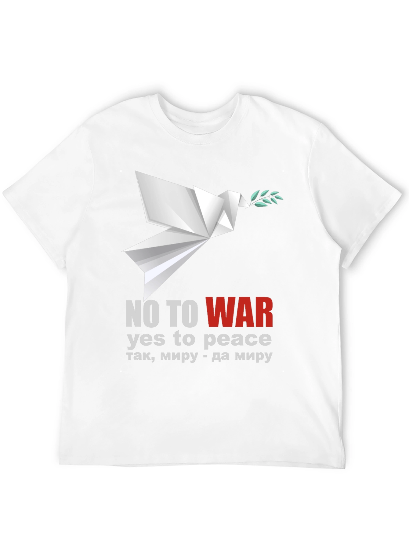 Peace Dove T-Shirt - No to War