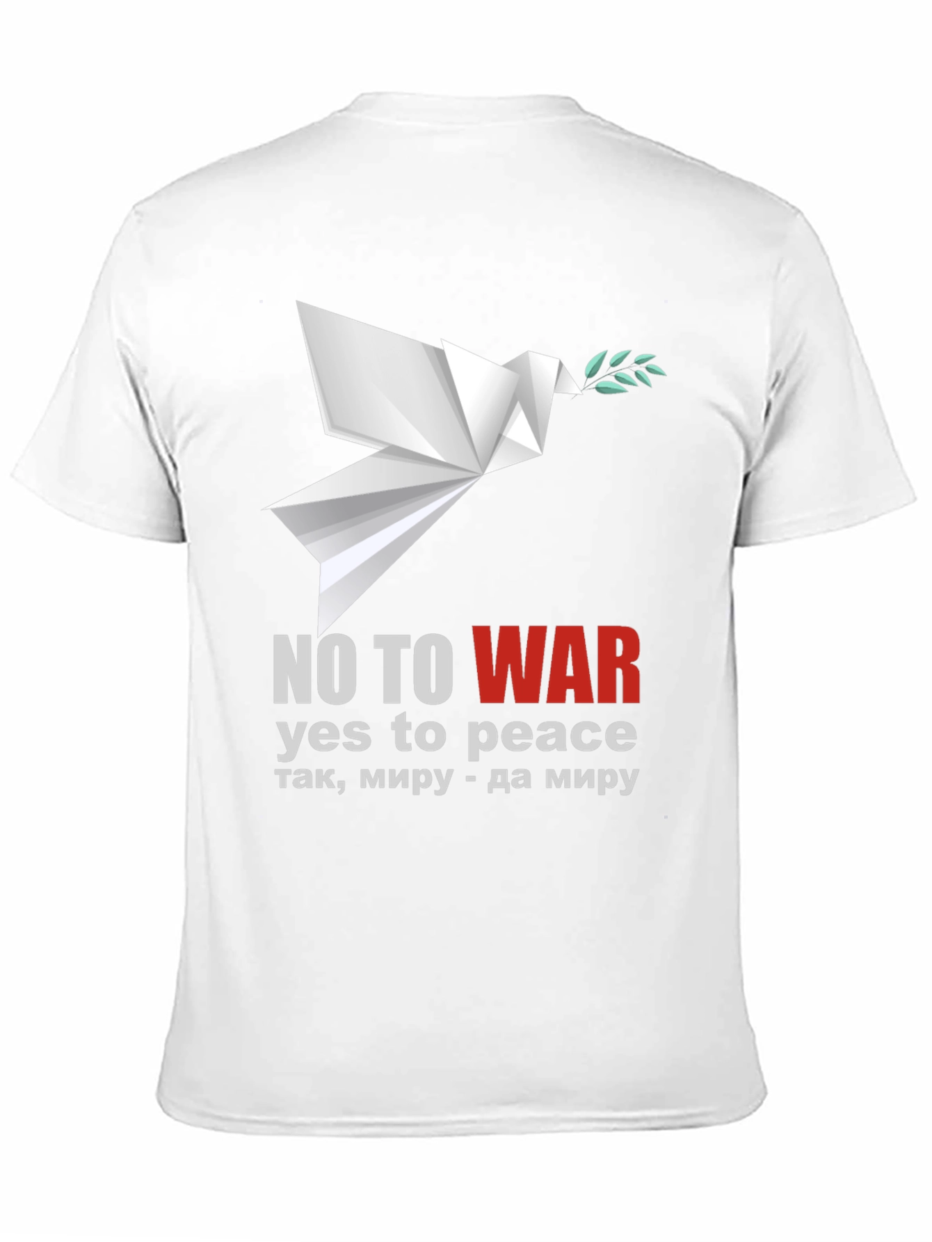 Peace Dove T-Shirt - No to War