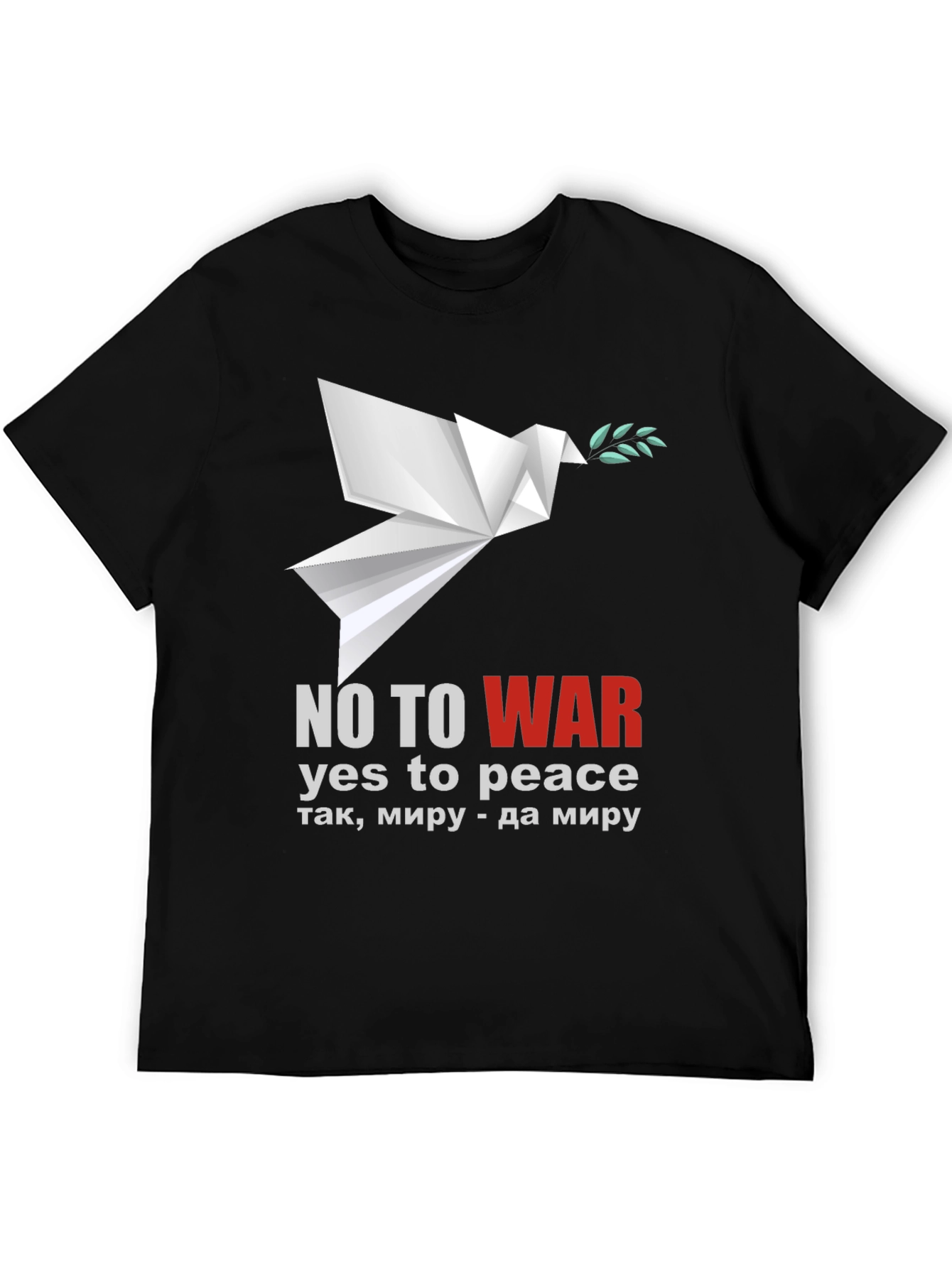 Peace Dove T-Shirt - No to War
