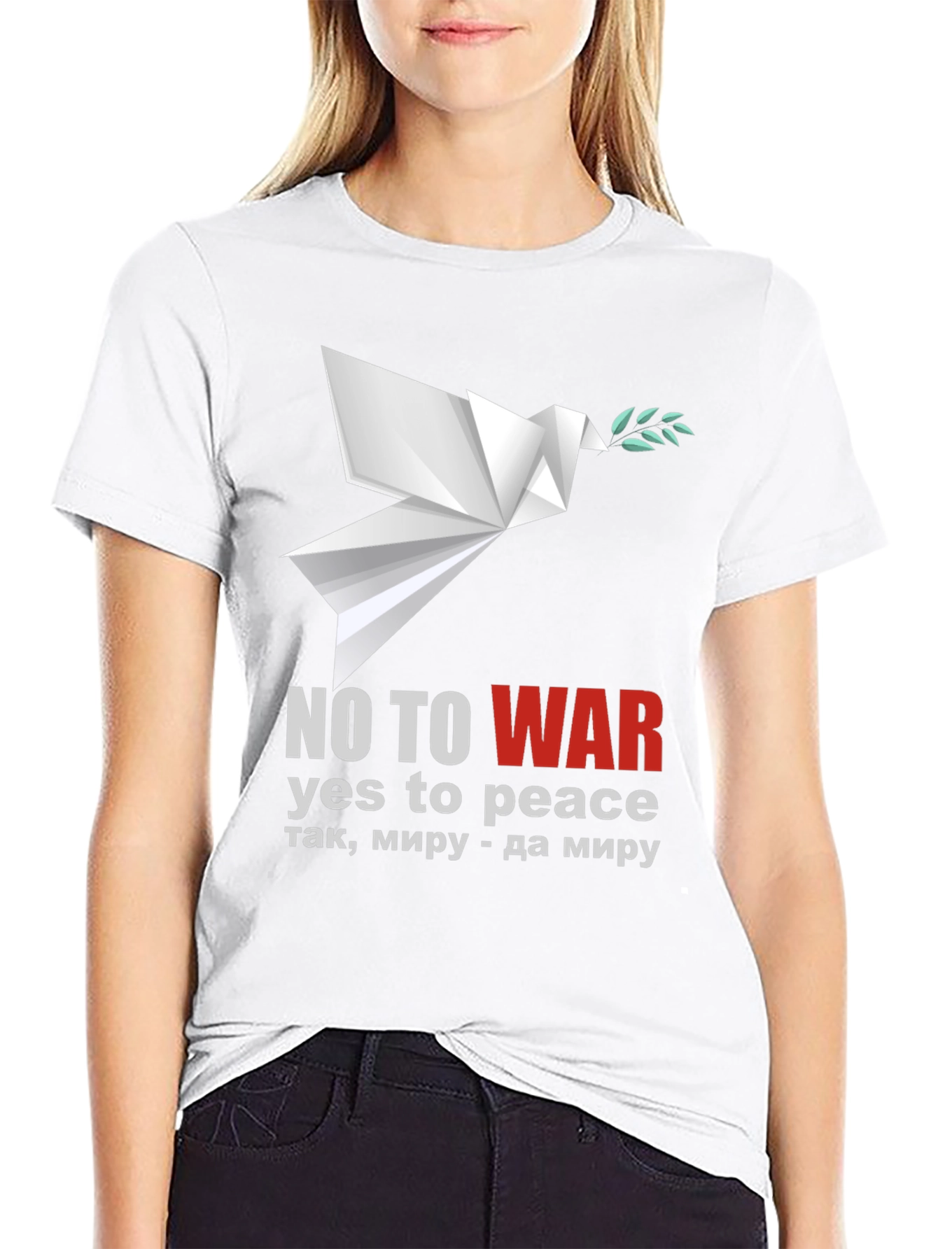 Peace Dove T-Shirt - No to War