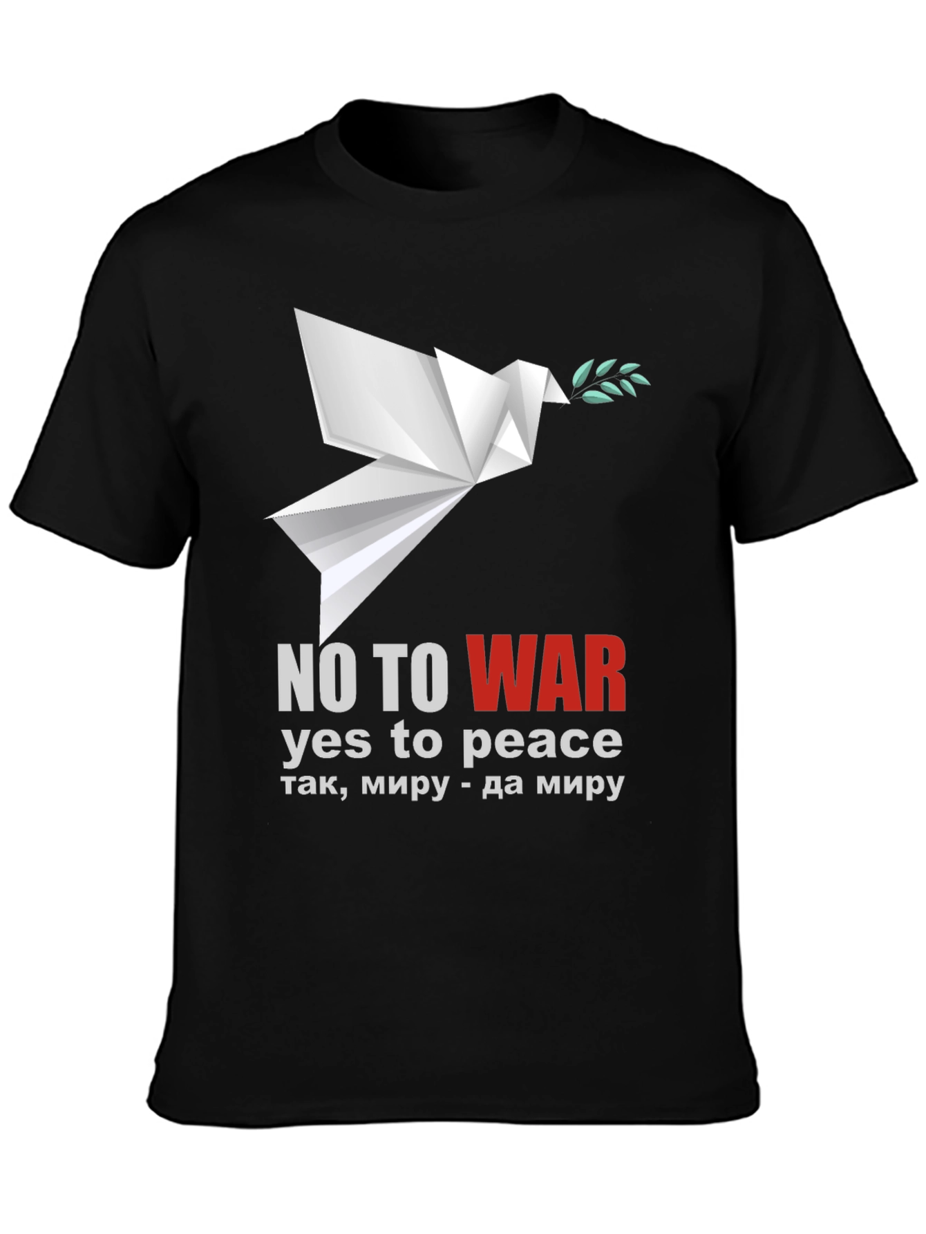 Peace Dove T-Shirt - No to War