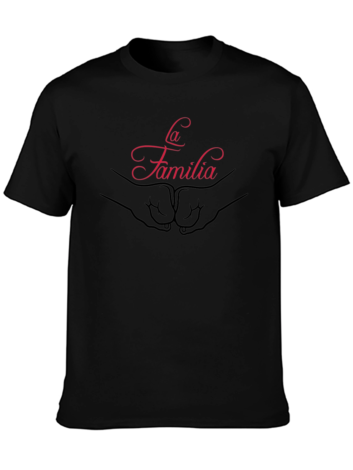 La Familia Fist Bump Black T-Shirt
