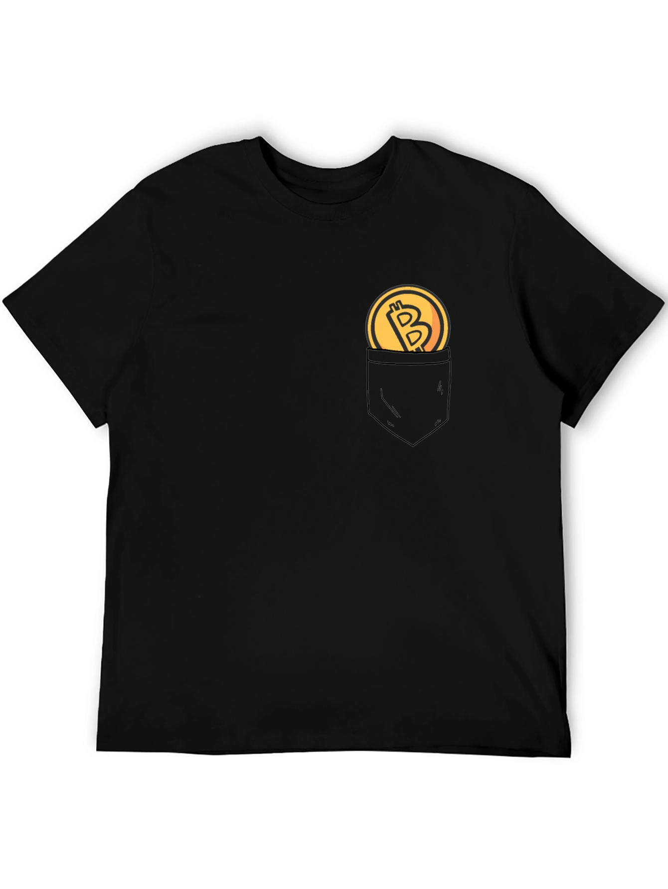 Bitcoin Pocket T-Shirt - Crypto Currency Tee