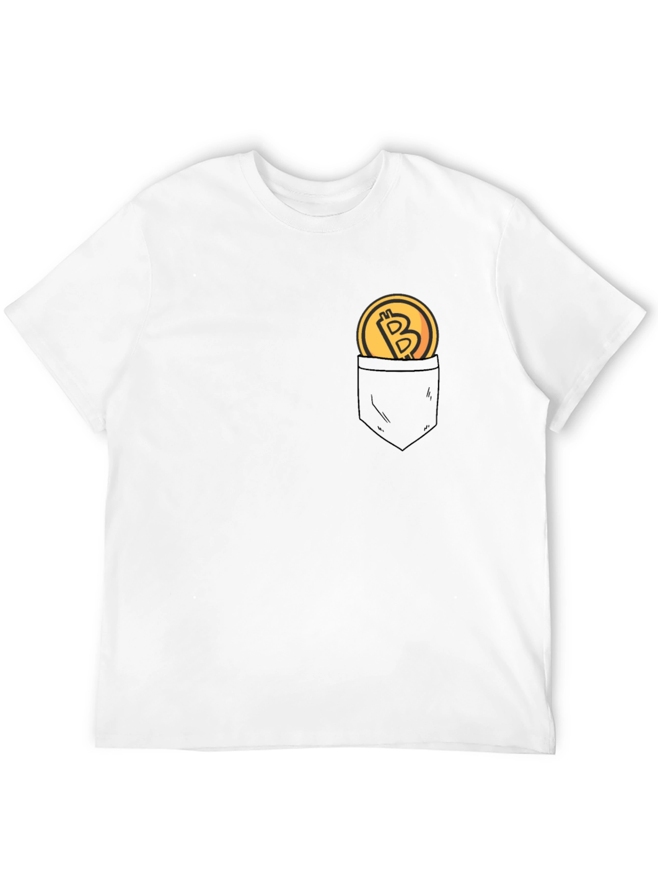 Bitcoin Pocket T-Shirt - Crypto Currency Tee