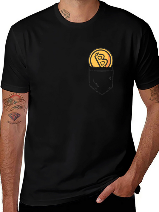Bitcoin Pocket T-Shirt - Crypto Currency Tee