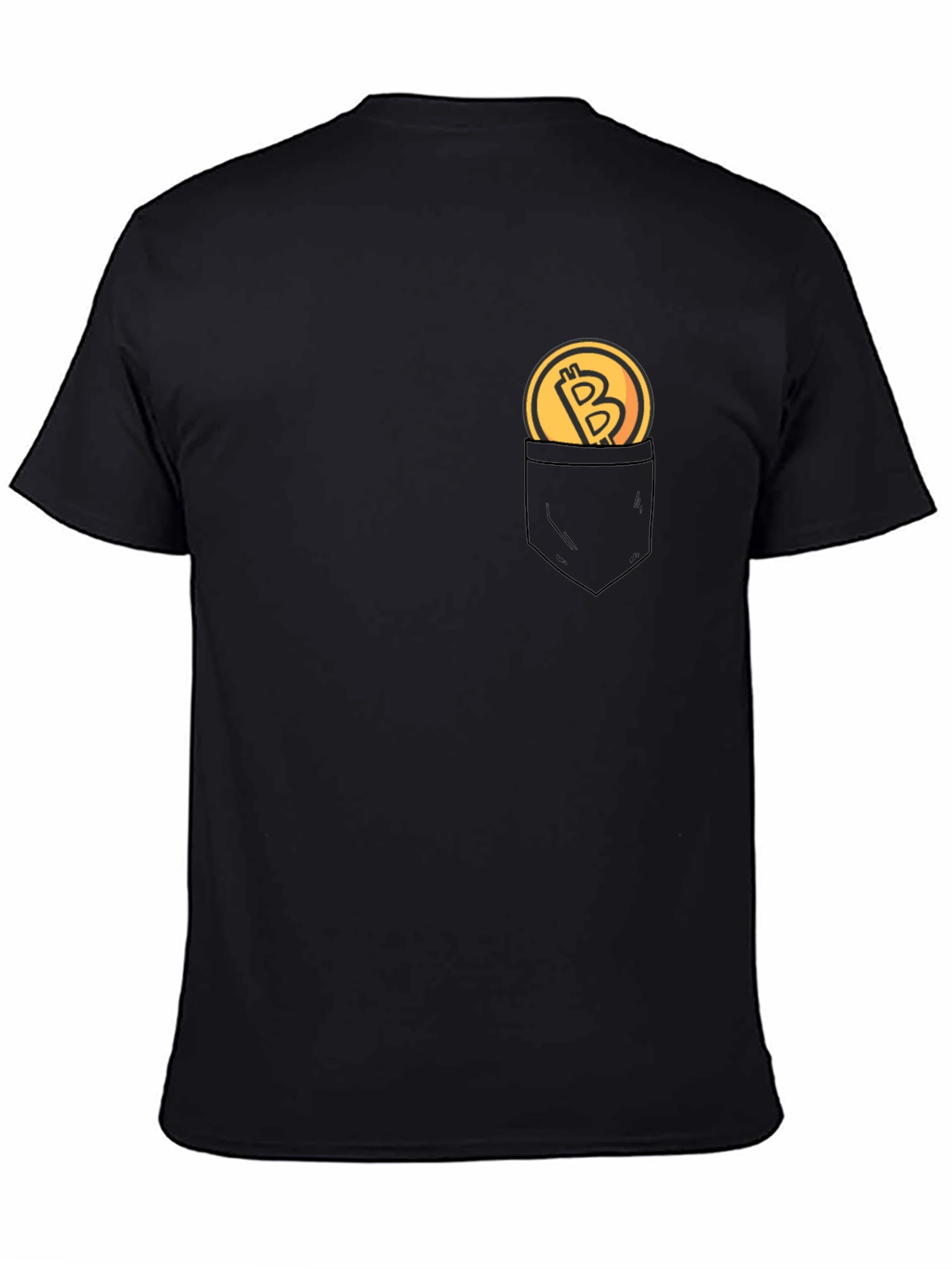 Bitcoin Pocket T-Shirt - Crypto Currency Tee