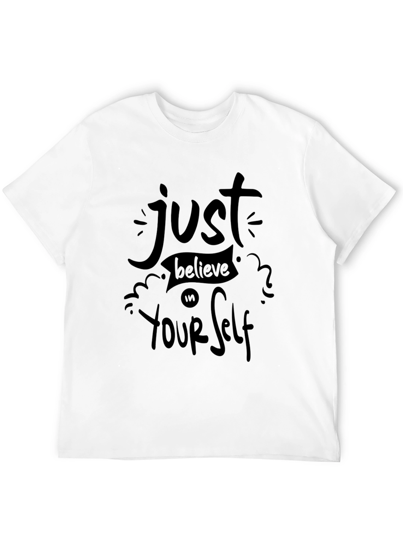 Believe in Yourself Black T-Shirt