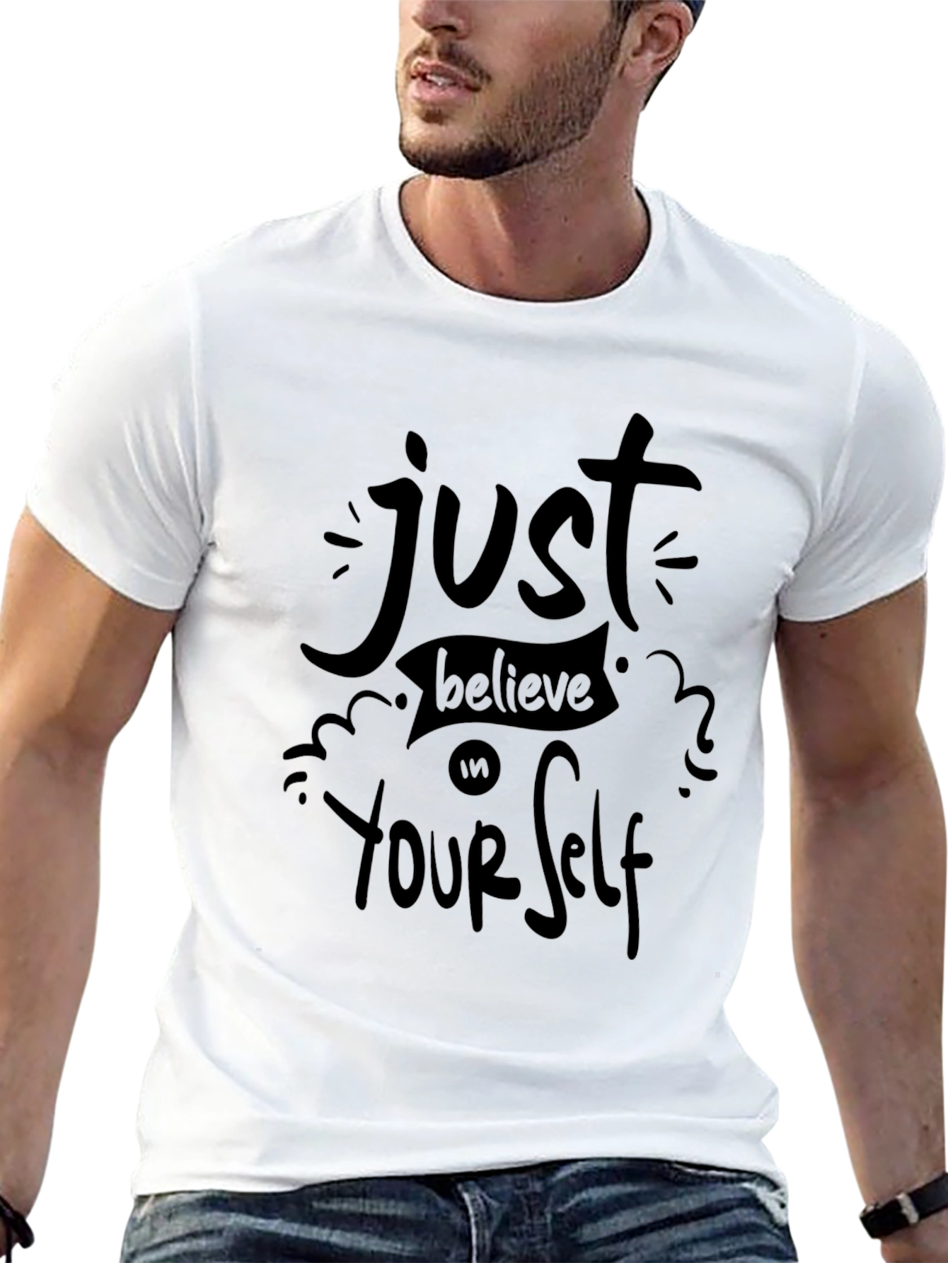 Believe in Yourself Black T-Shirt