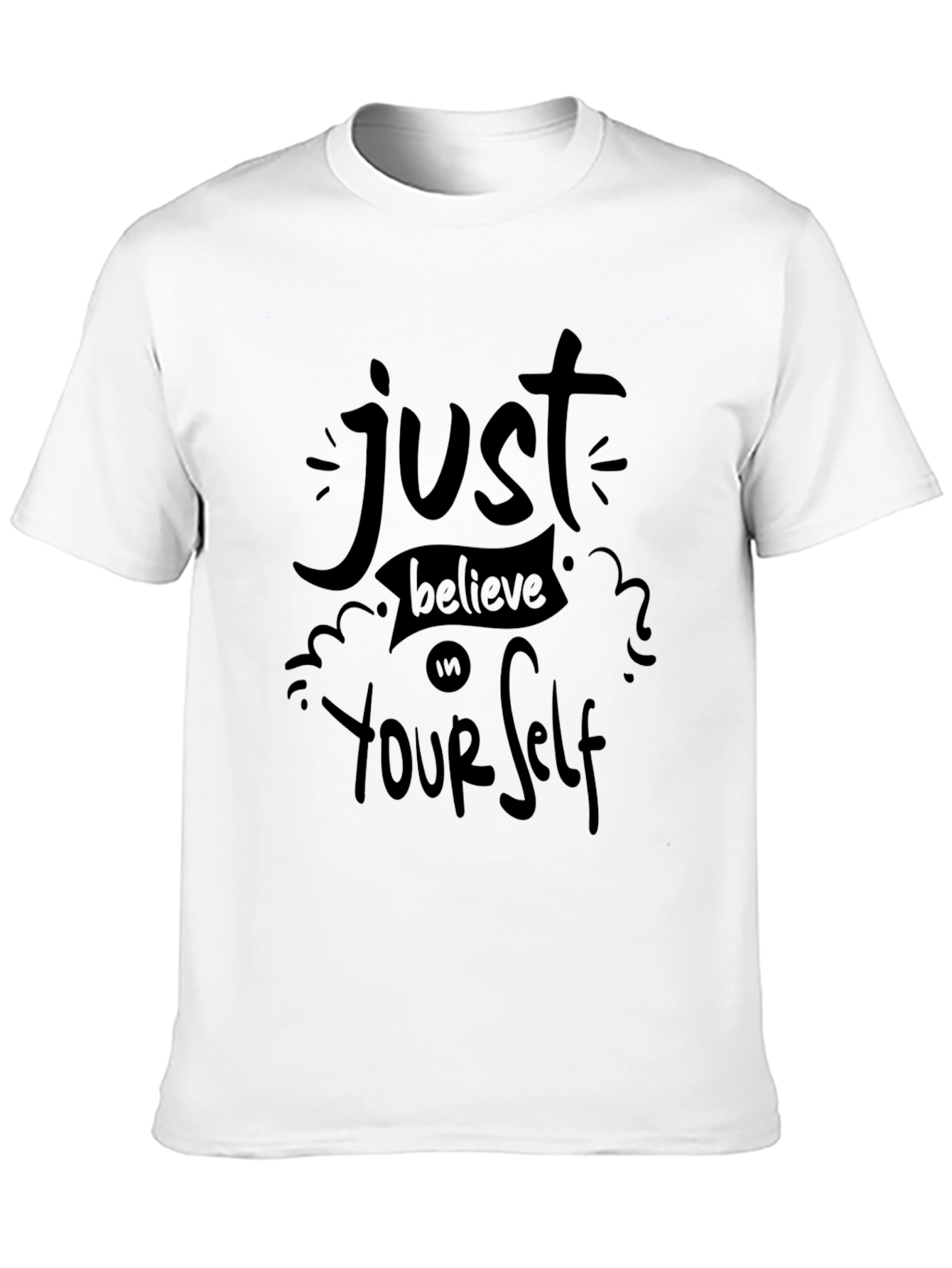 Believe in Yourself Black T-Shirt