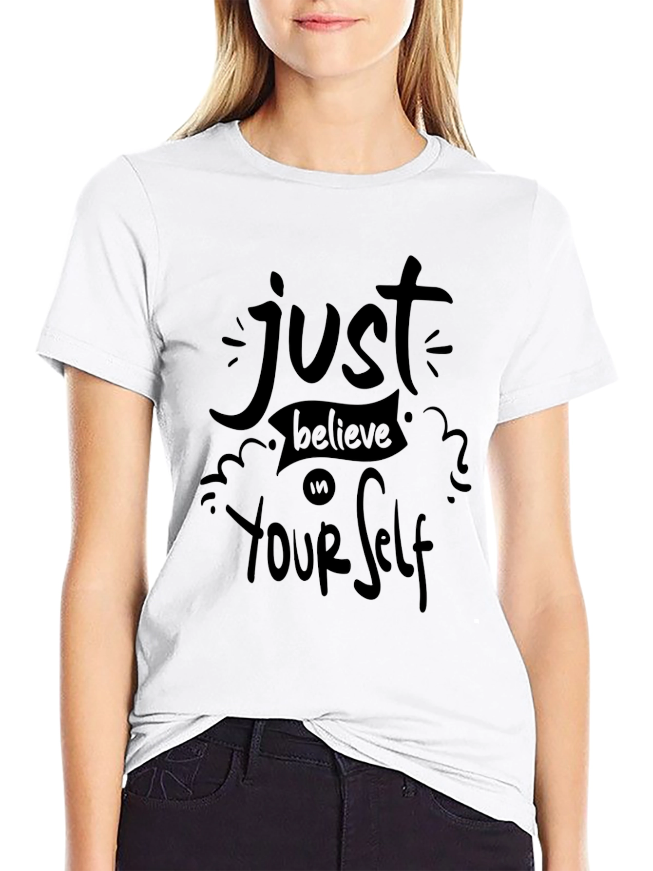 Believe in Yourself Black T-Shirt