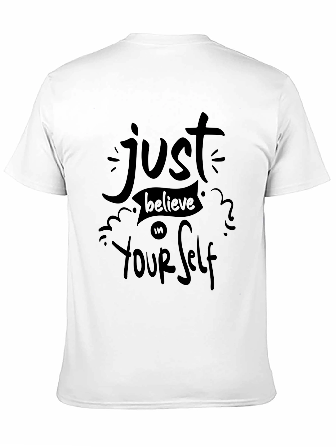 Believe in Yourself Black T-Shirt