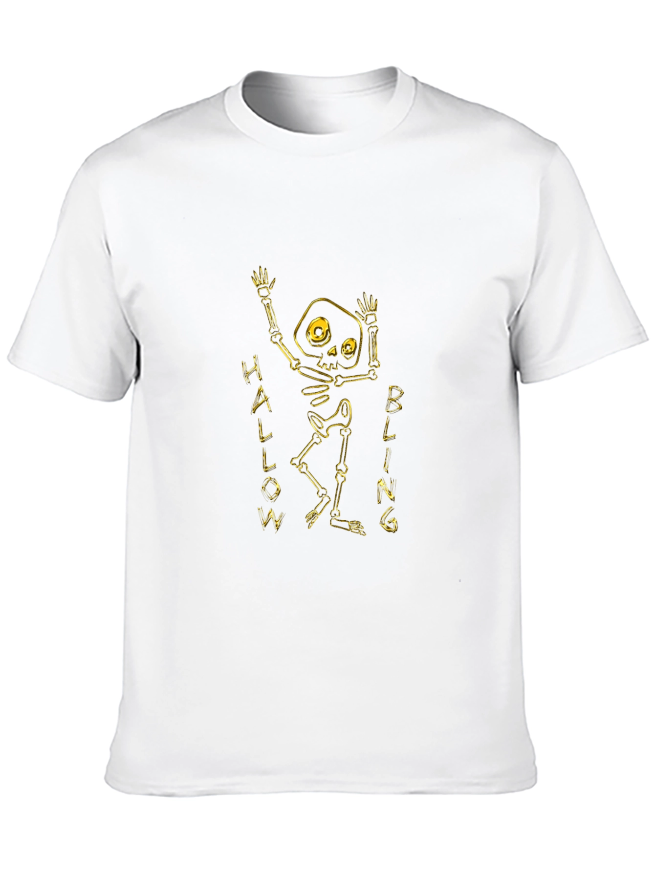 Halloween Skeleton Graphic T-Shirt