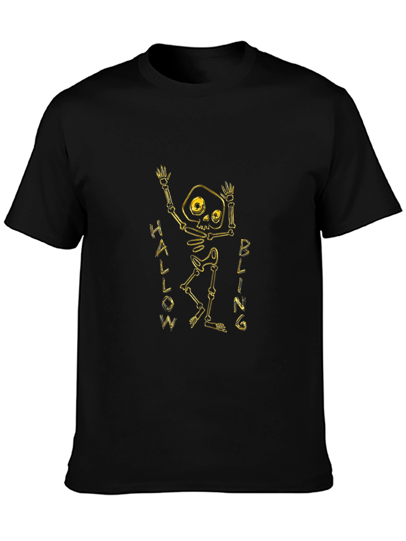 Halloween Skeleton Graphic T-Shirt
