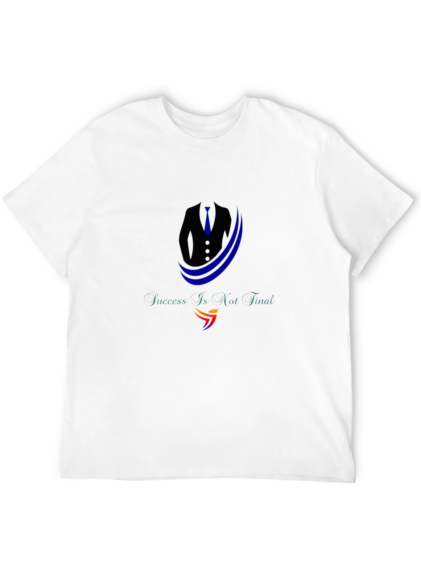 Success Aint Final Black Graphic Tee