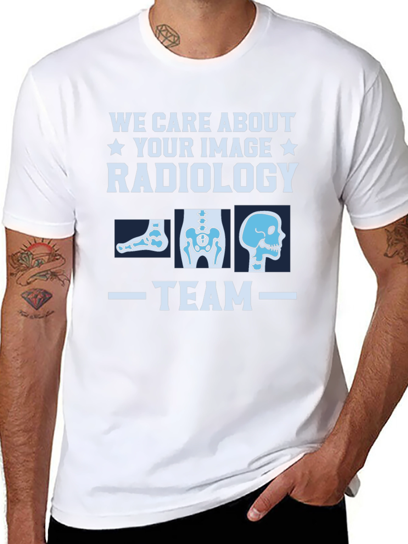 Radiology Team T-Shirt - We Care About Your Image