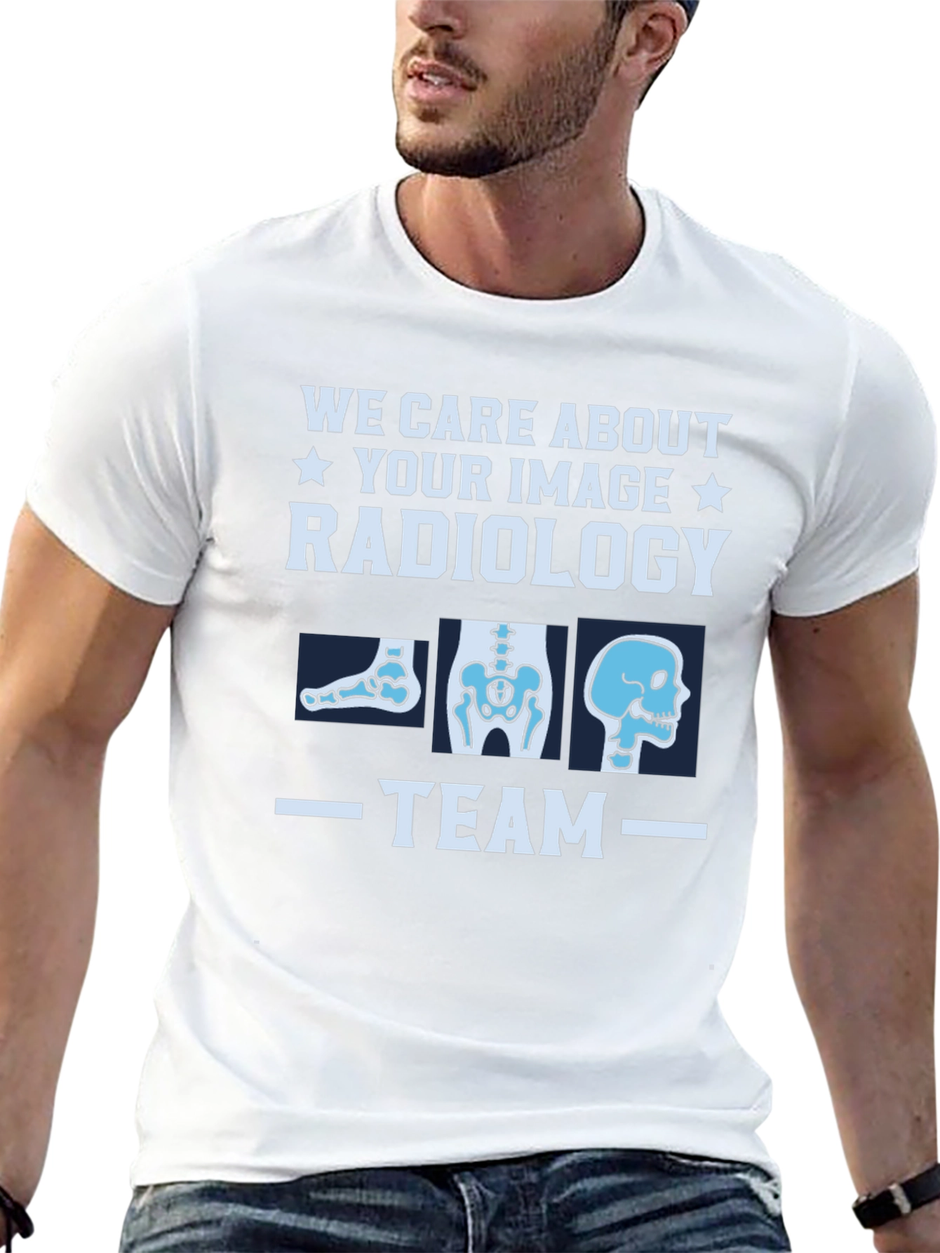 Radiology Team T-Shirt - We Care About Your Image