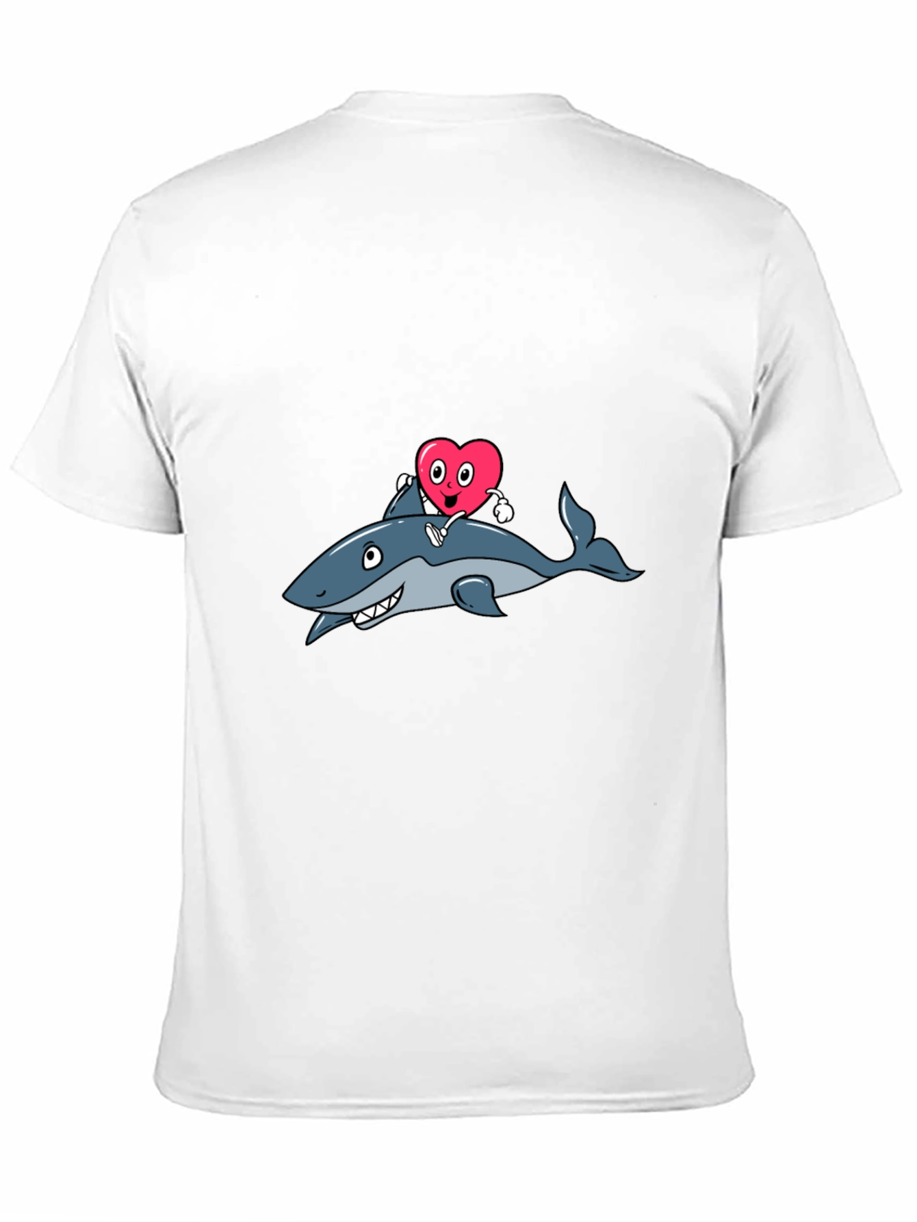 Shark Heart Valentines Day T-Shirt