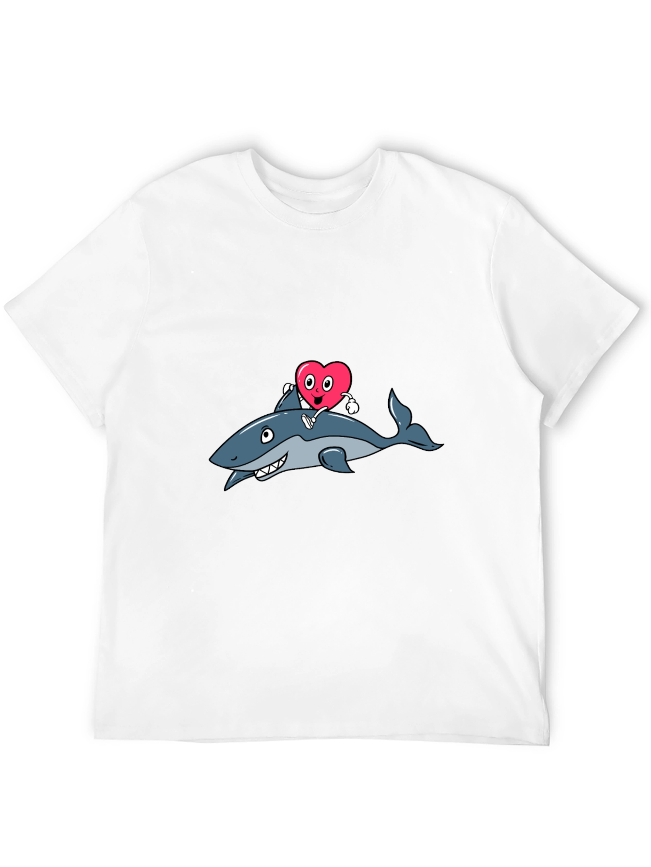 Shark Heart Valentines Day T-Shirt