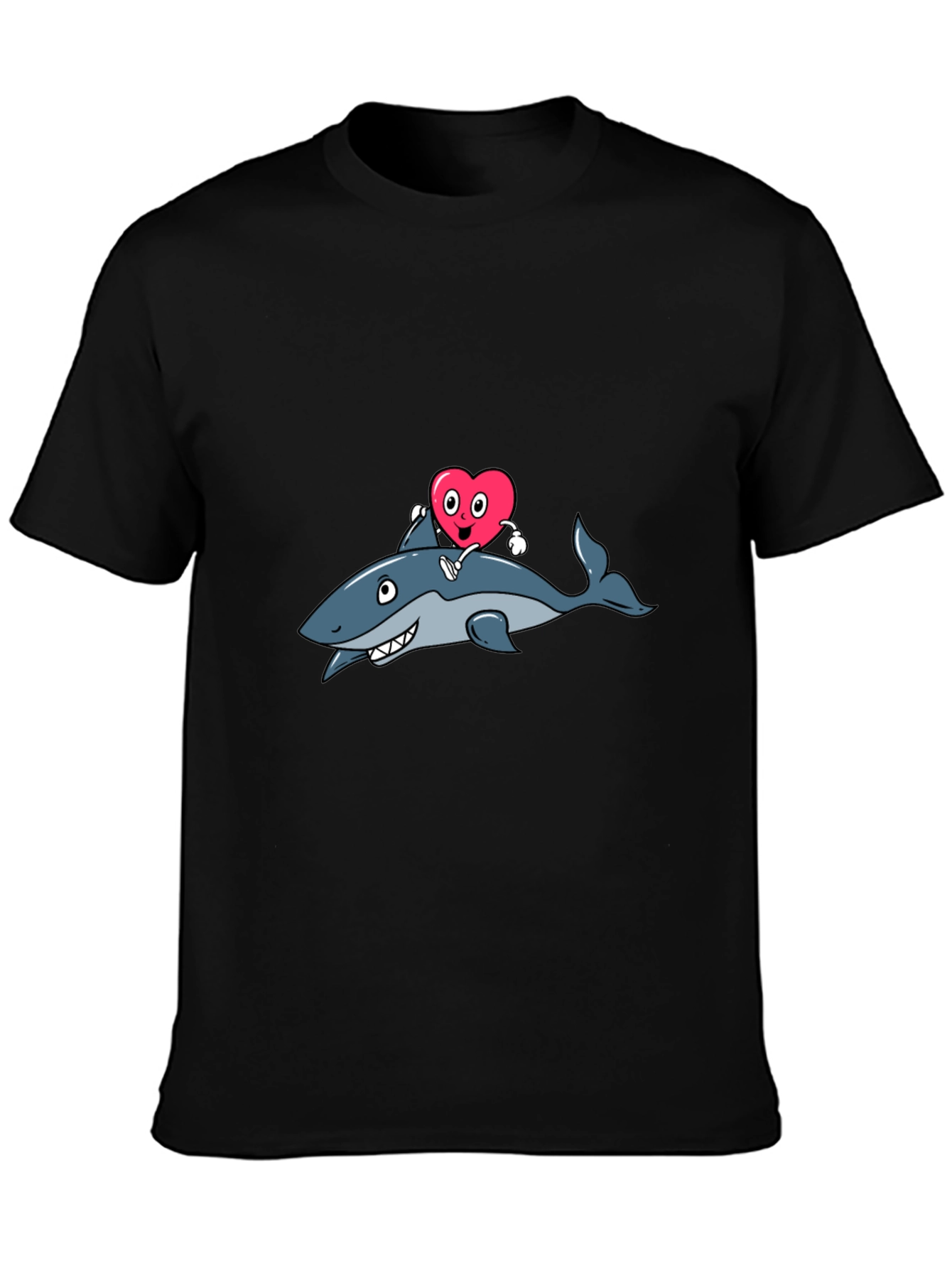 Shark Heart Valentines Day T-Shirt