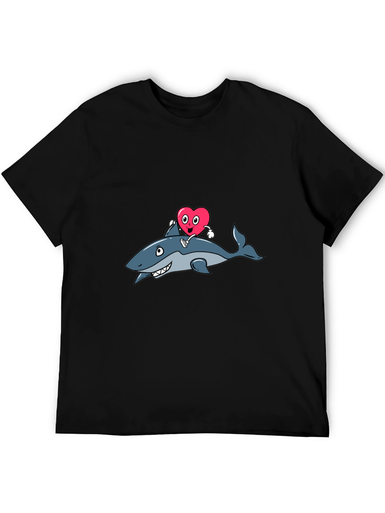Shark Heart Valentines Day T-Shirt